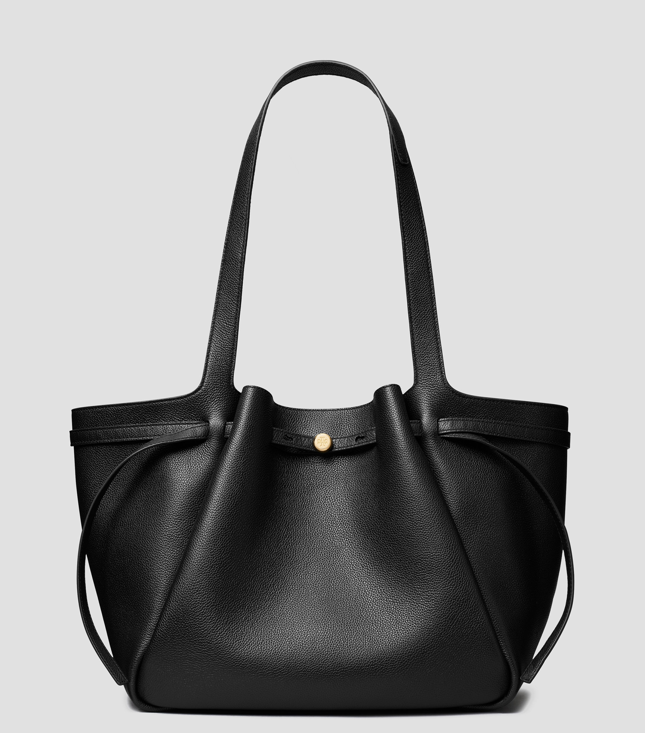 Bolsa tote en piel negra Romy Mujer