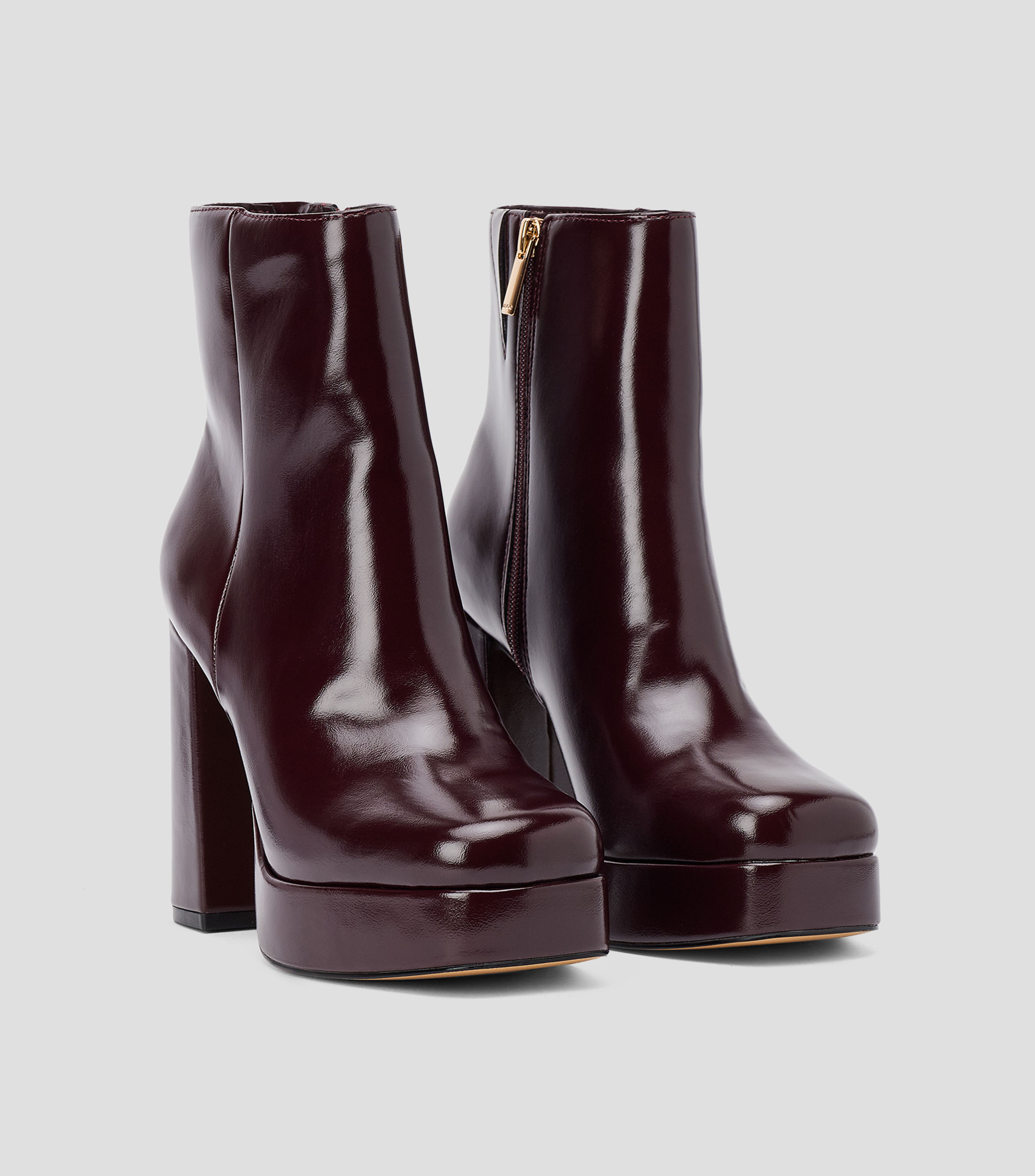Botines casuales Vaylen con plataforma y tacón alto cuadrado Mujer