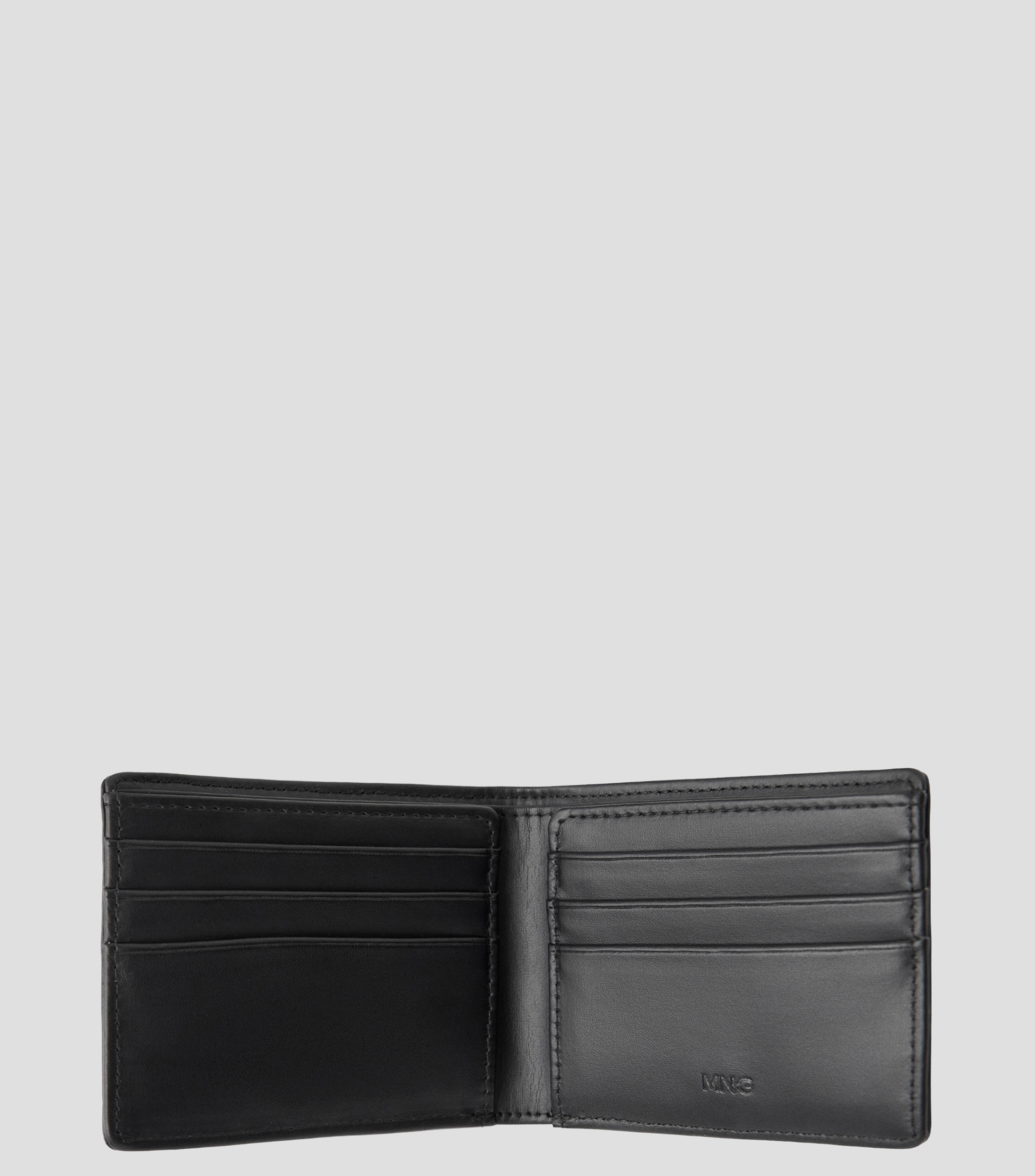 Cartera Bifold liso Hombre