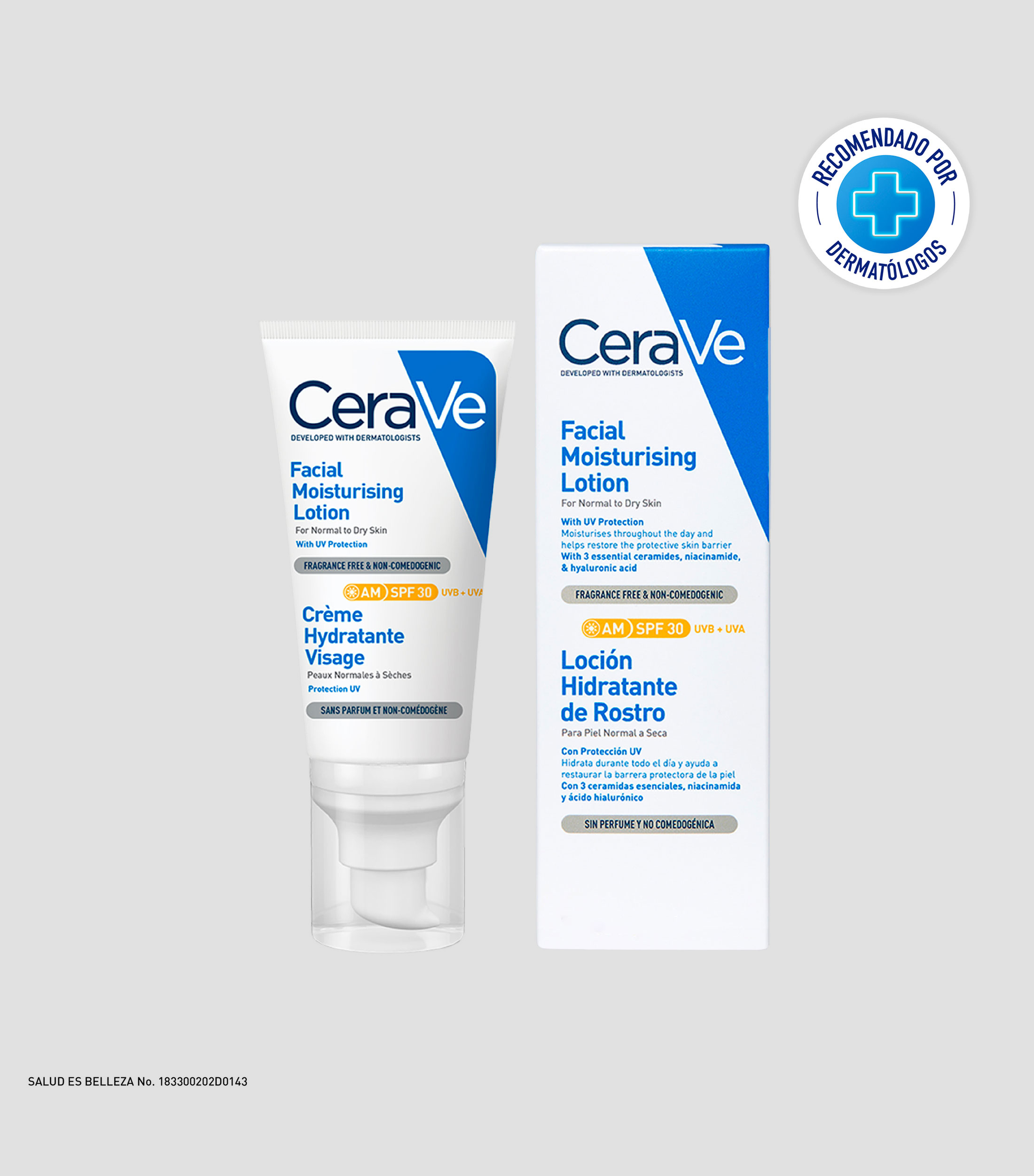 Locion Hidratante de Rostro SPF30, 52 ml