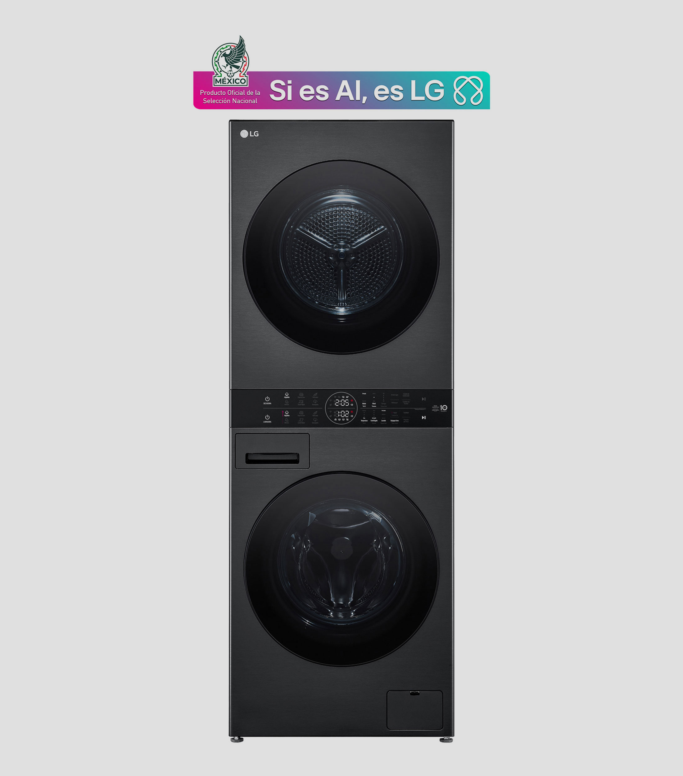 Centro de Lavado WashTower AI Eléctrico de Carga Frontal 14 Kg