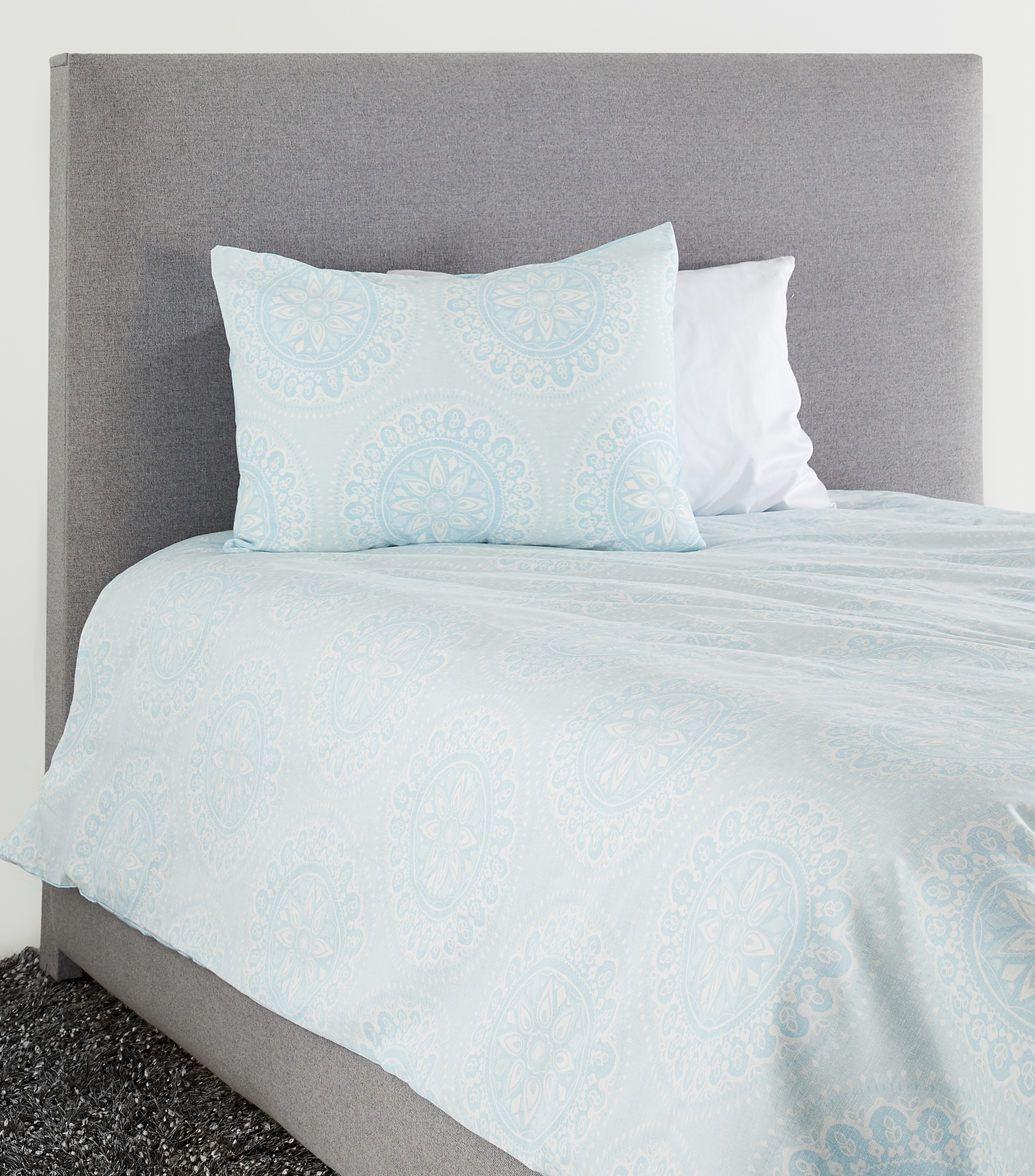 Set de Funda para Duvet Individual Moore azul
