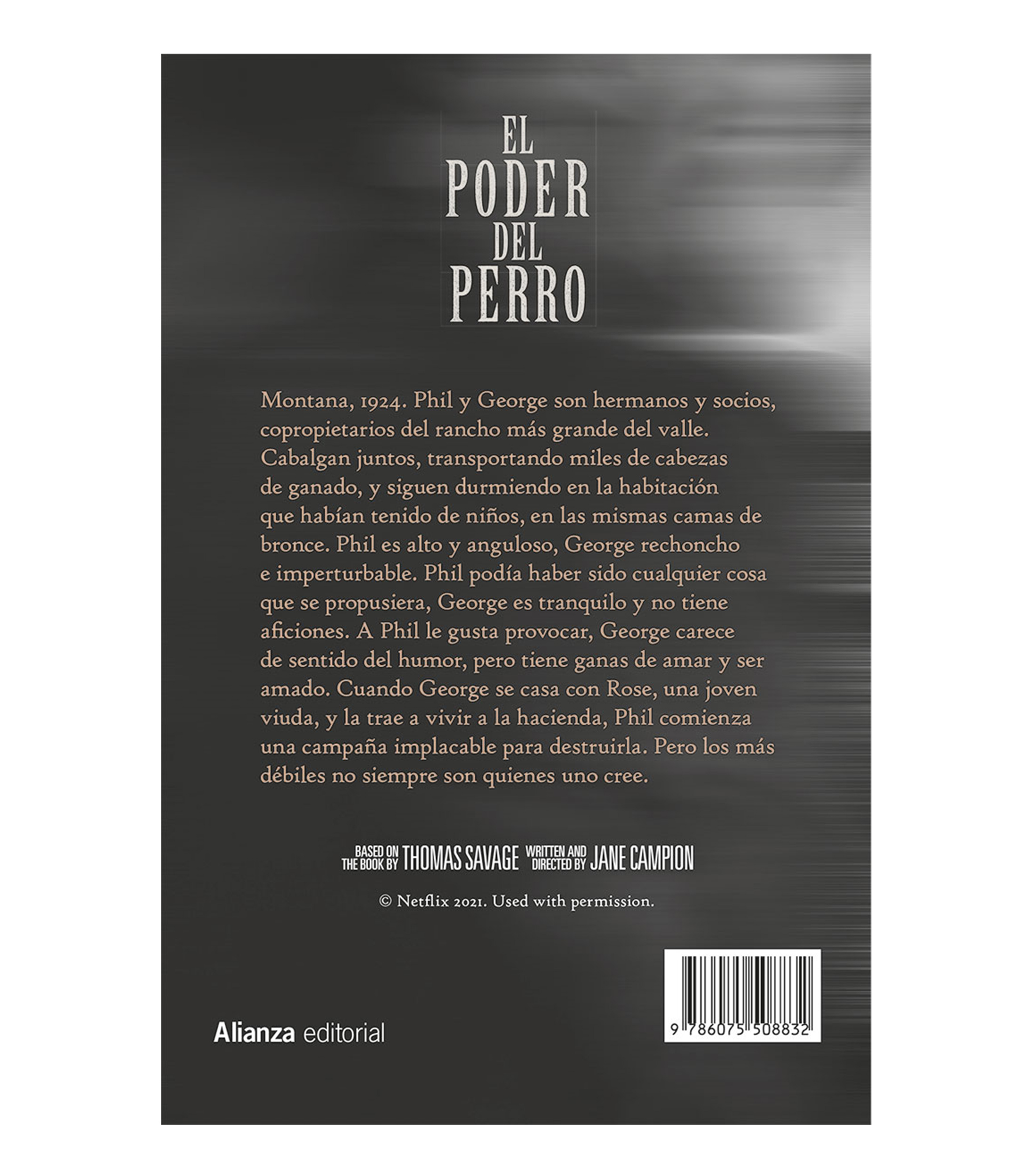 NovelaEl Poder del Perro, Thomas Savage