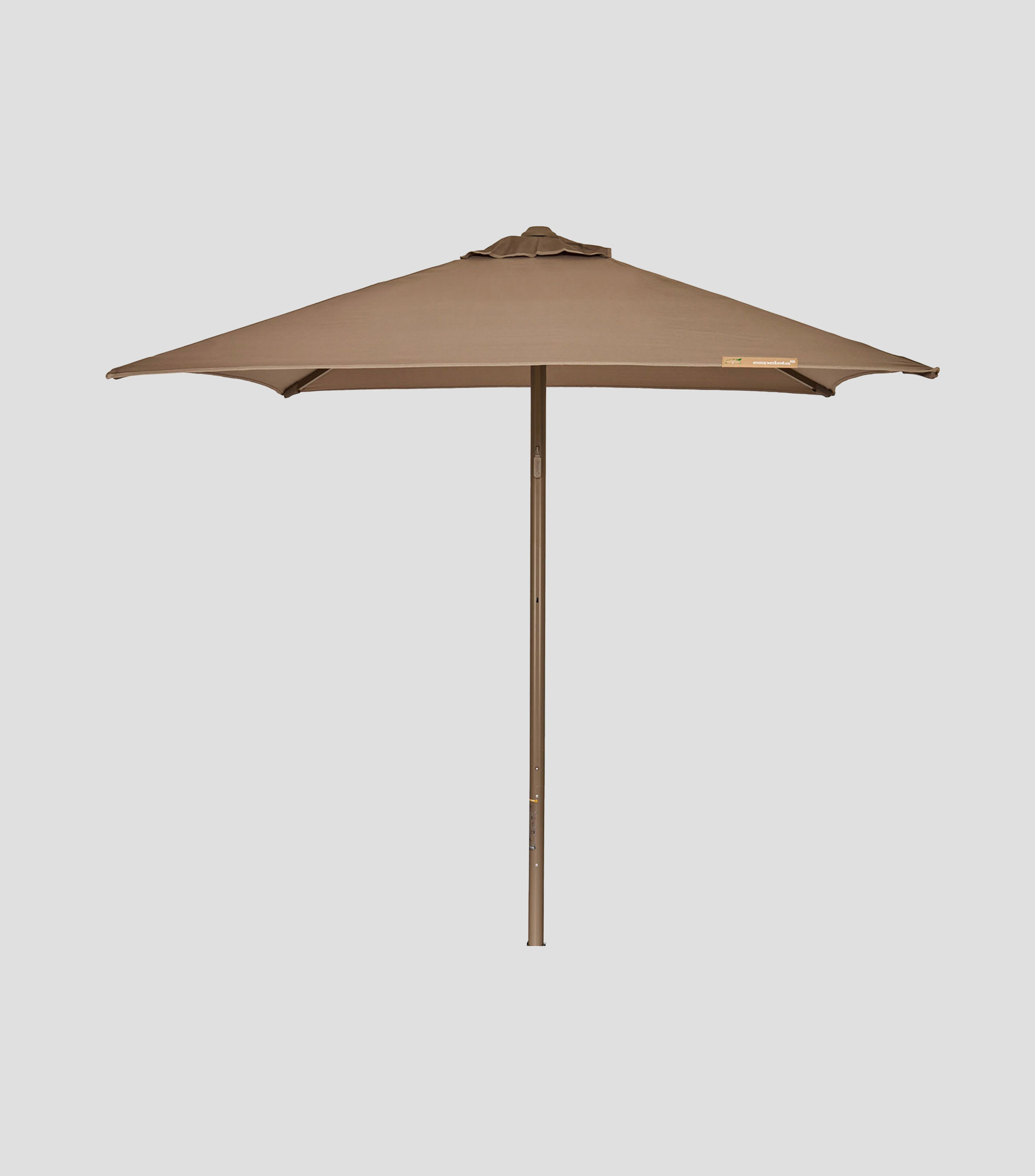 Sombrilla para exteriores en aluminio Taupe