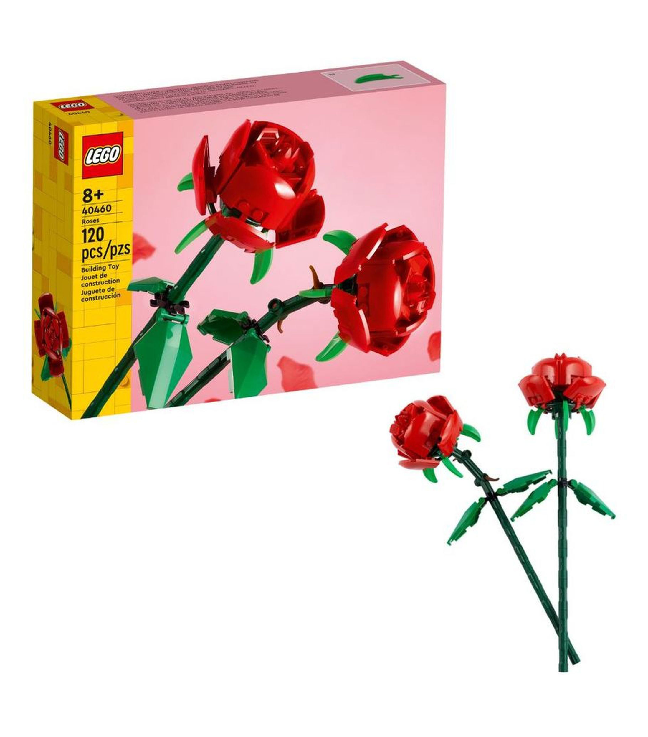 Lego Rosas Kit de construcción decorativa 40460