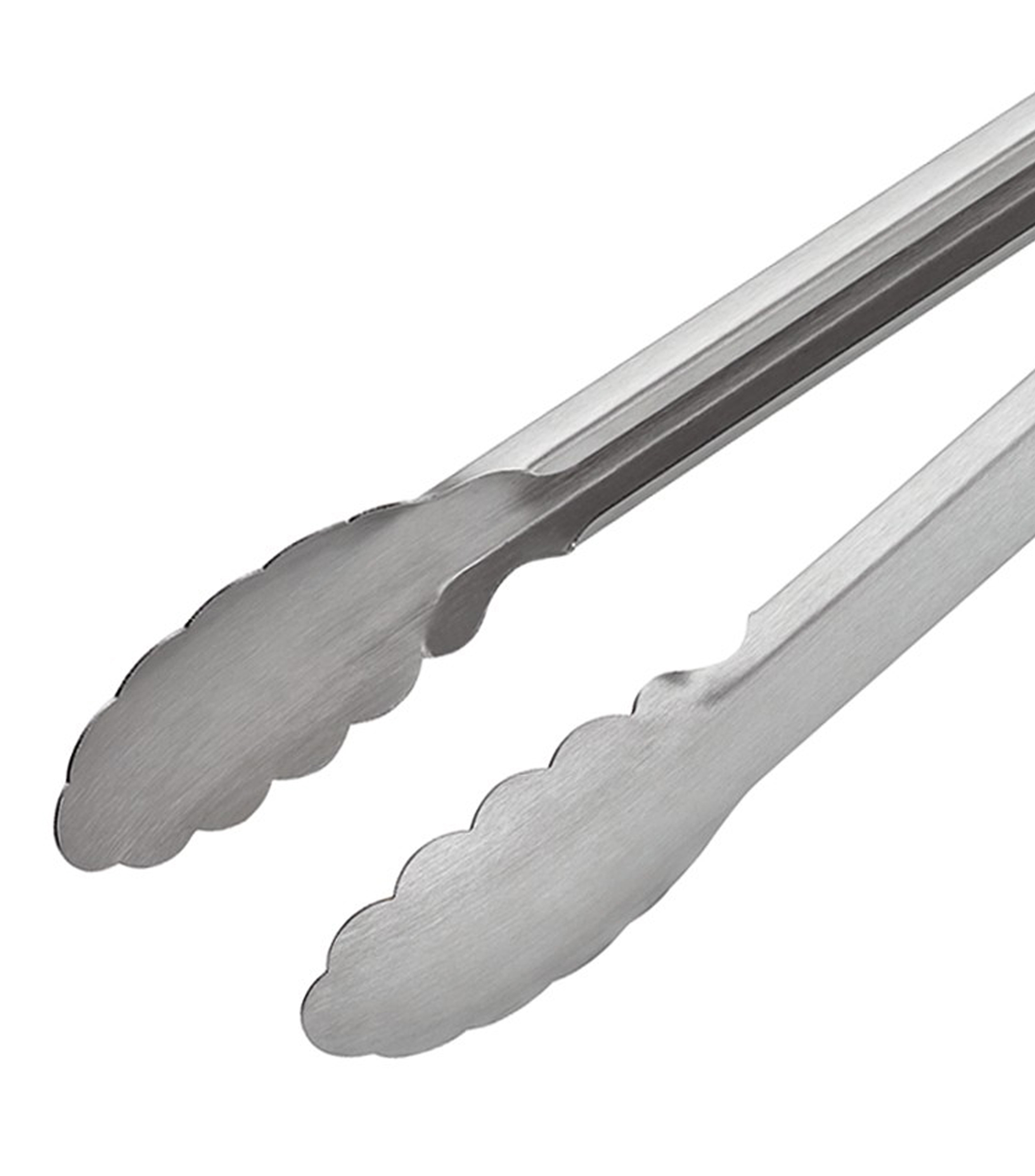 Pinzas acero inoxidable con madera 45 cm