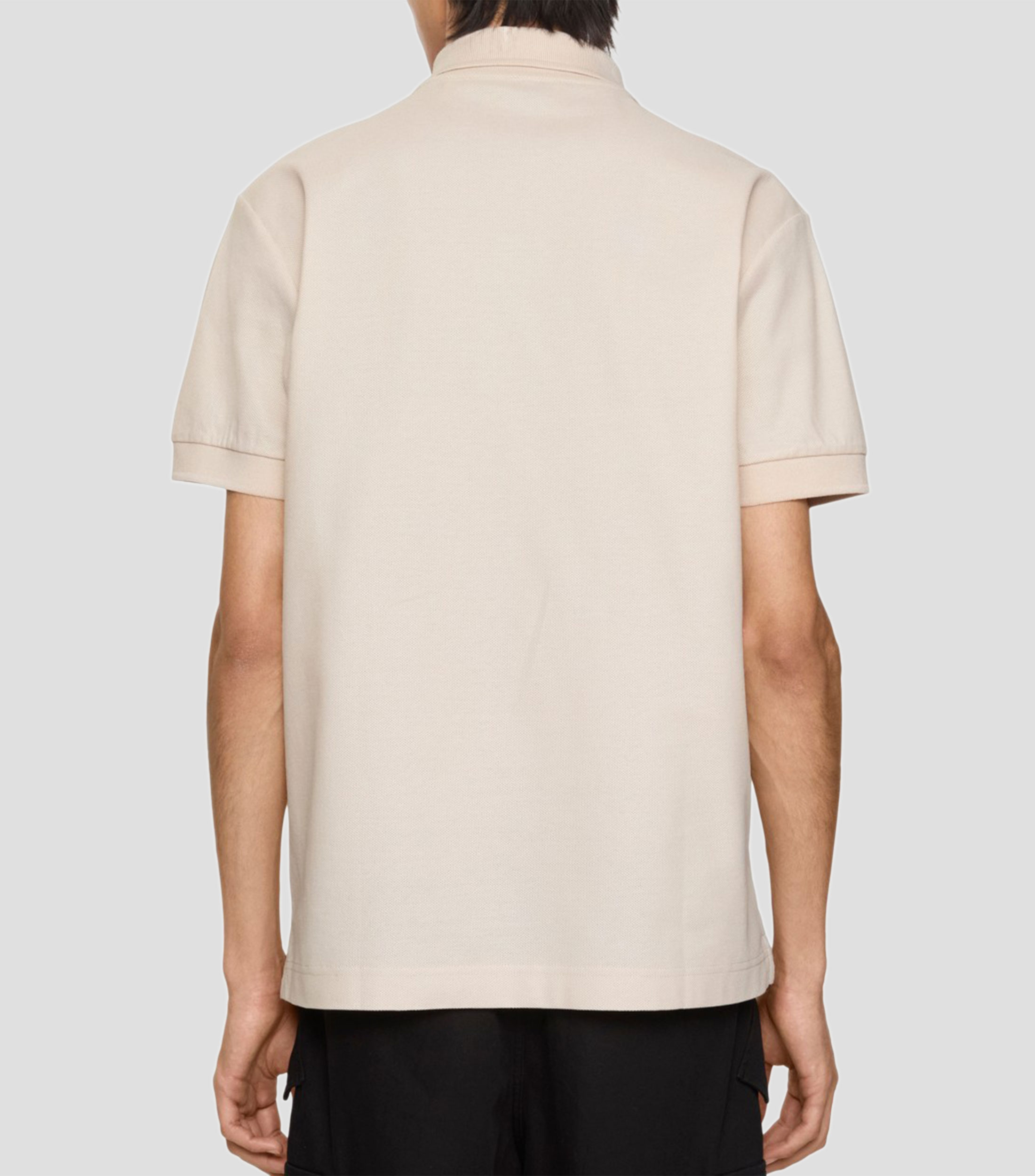Playera tipo polo manga corta liso Hombre