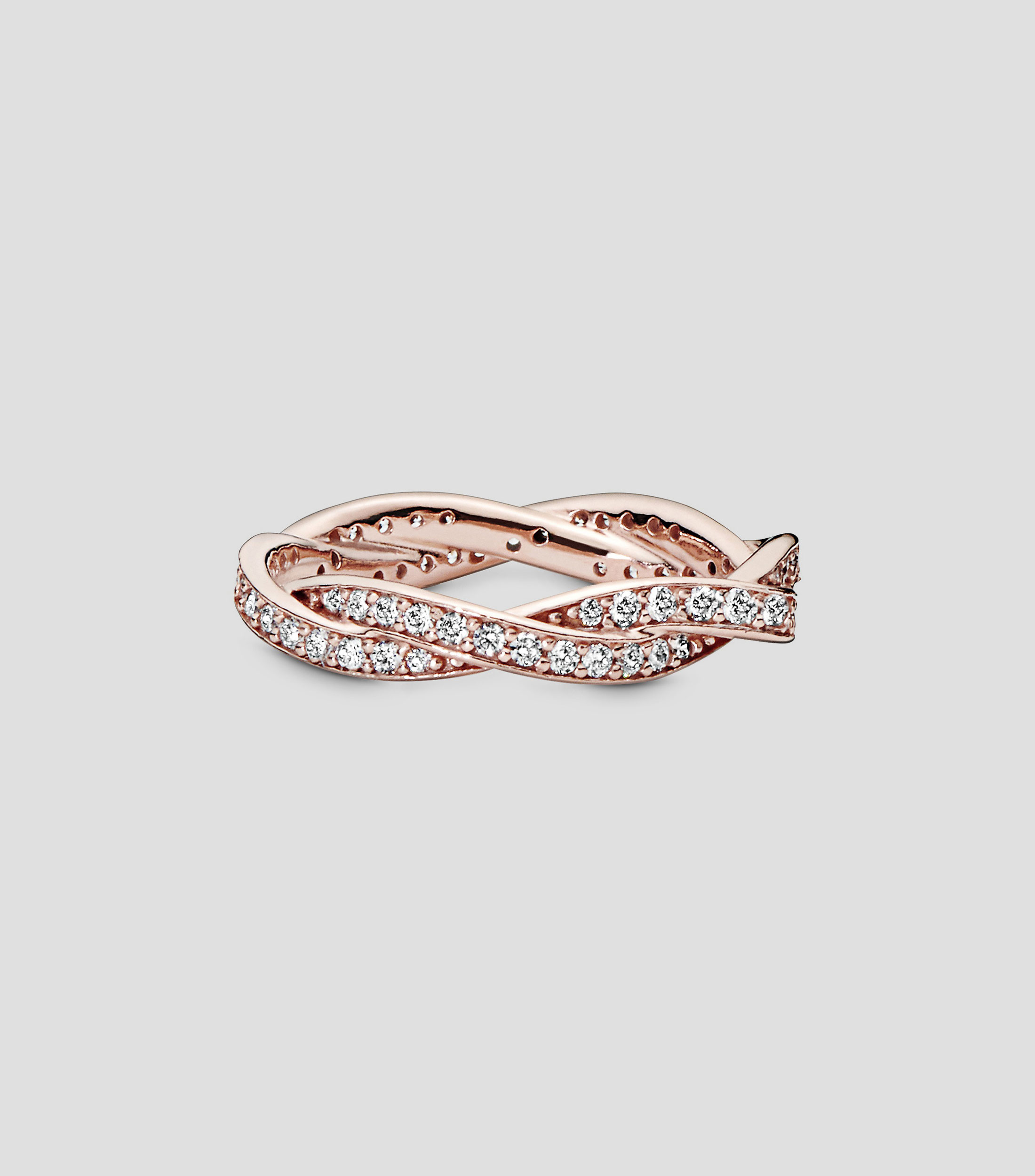 Anillo Twist of Fate con circonitas Mujer Talla: 50
