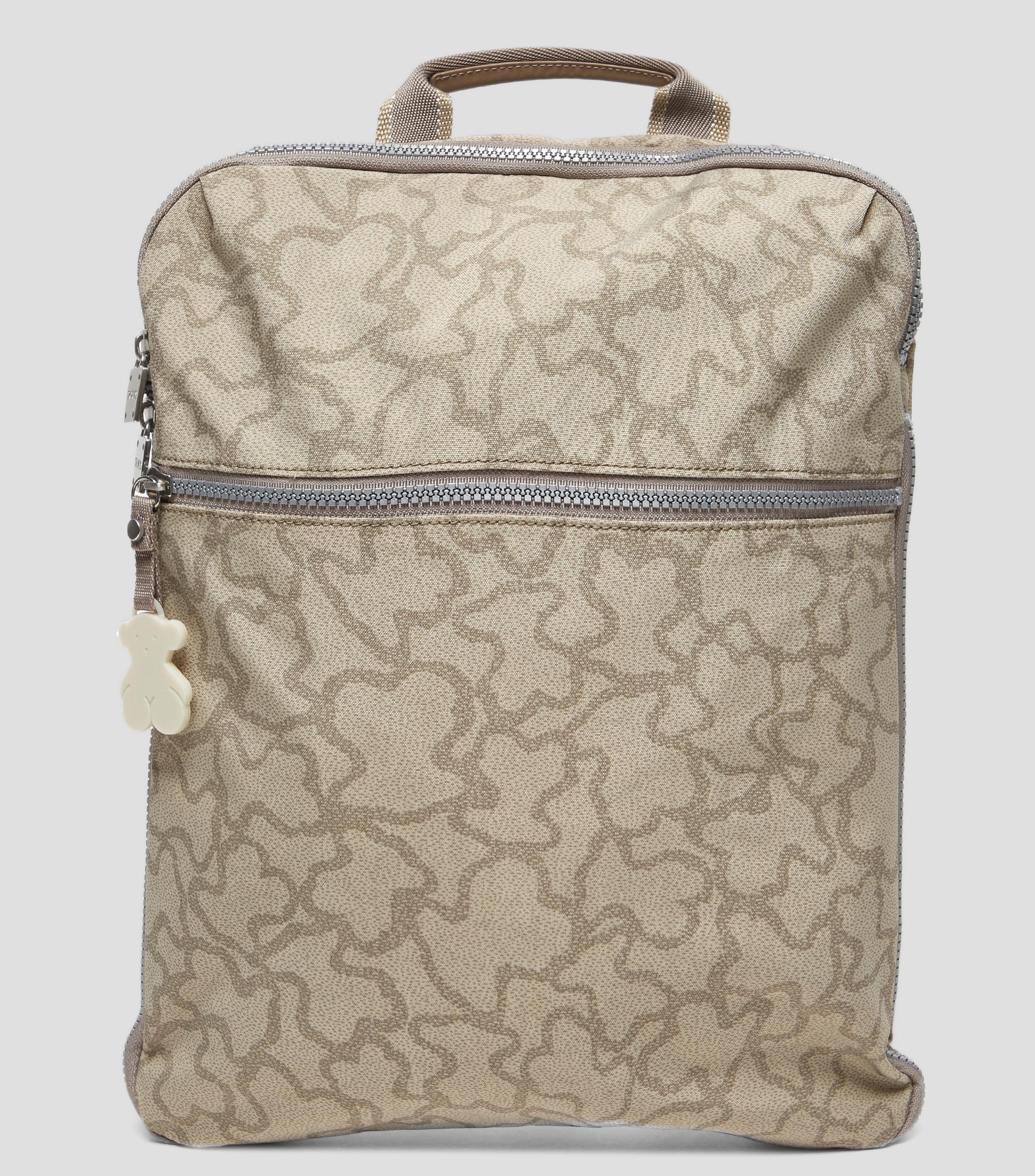 Bolso Backpack beige Kaos monogram Mujer