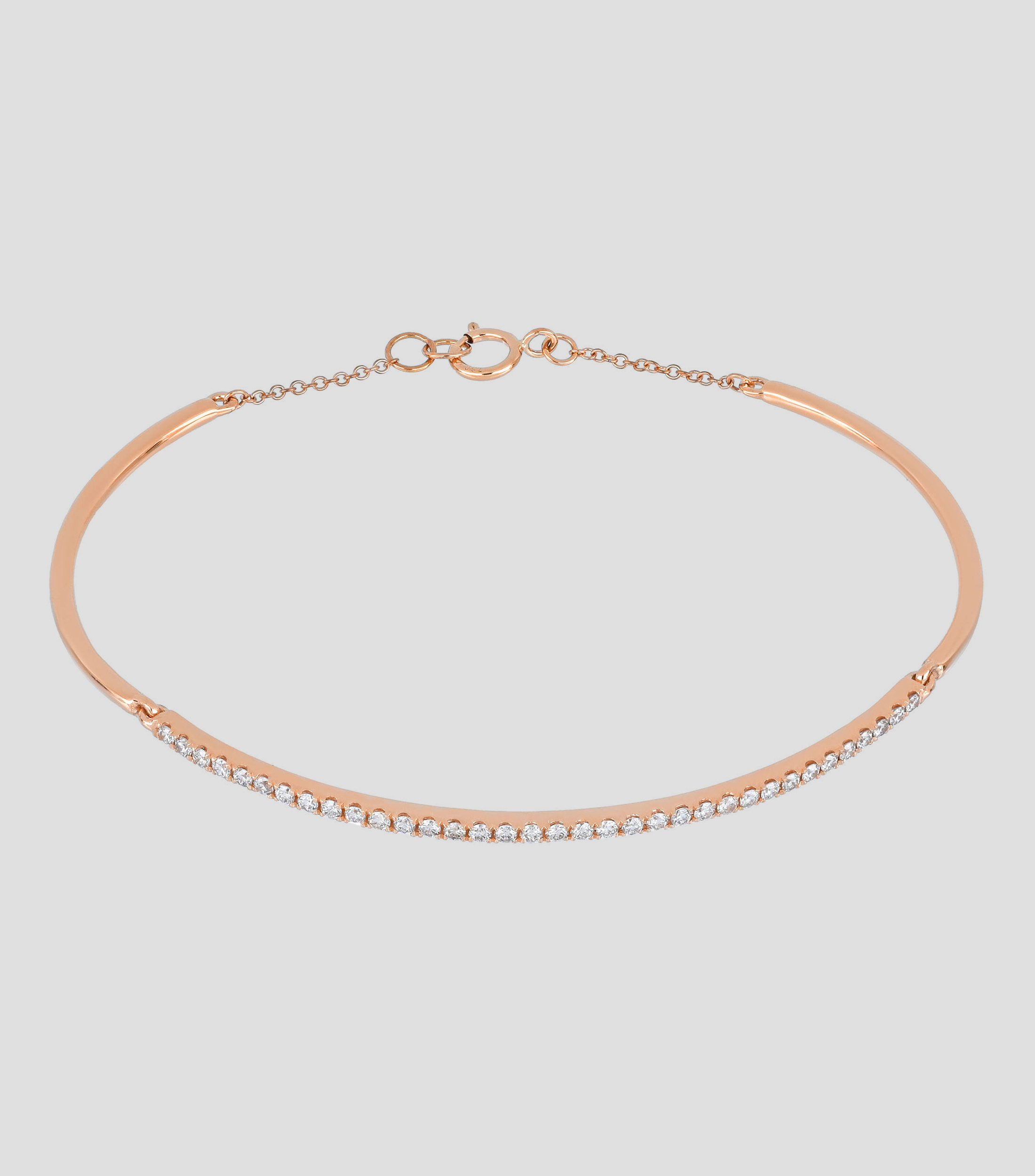 Pulsera en oro rosa de 18 Kts Mujer