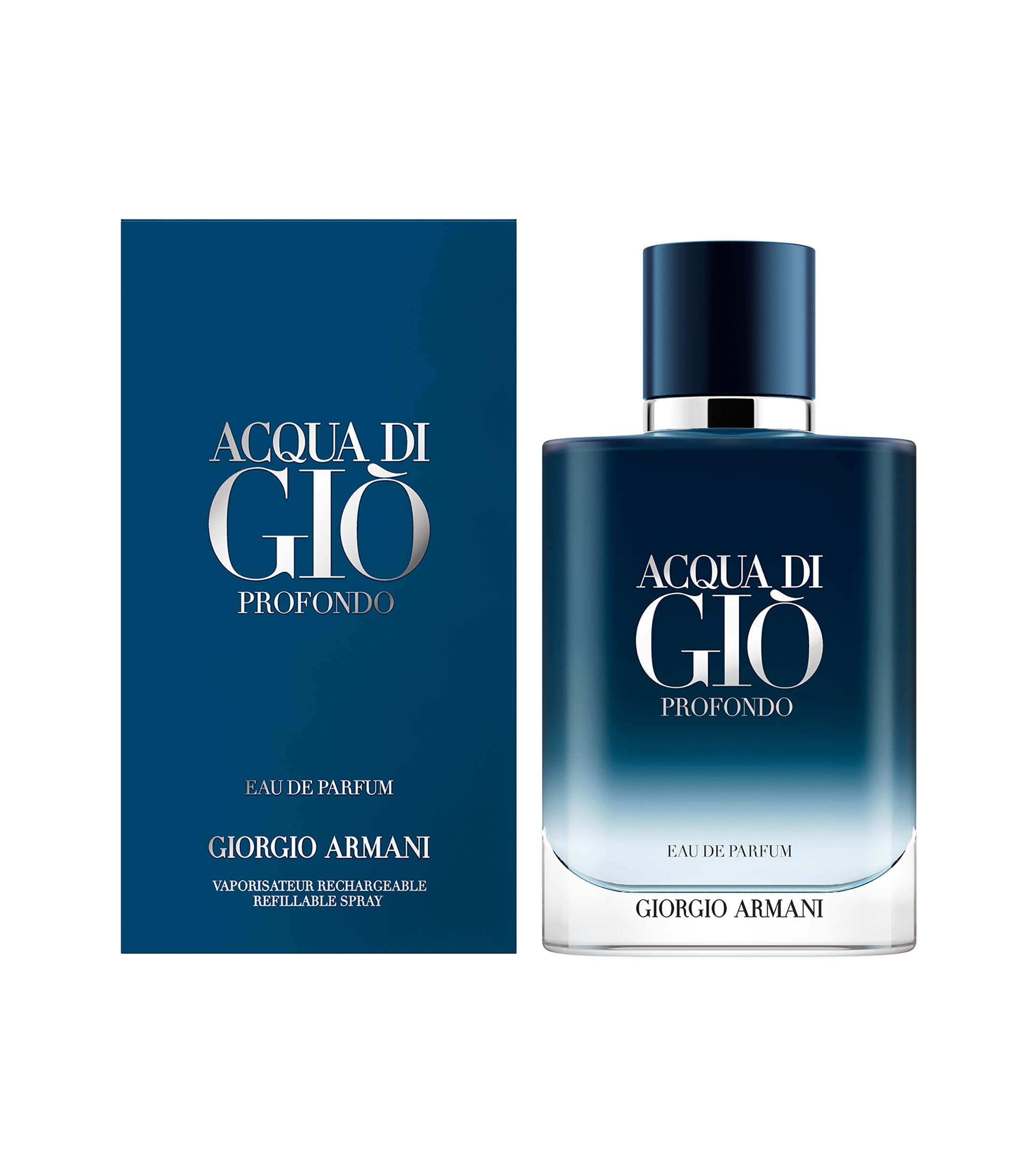 Refill Perfume Acqua Di Giò Profondo Eau de Parfum, 100 ml para Hombre