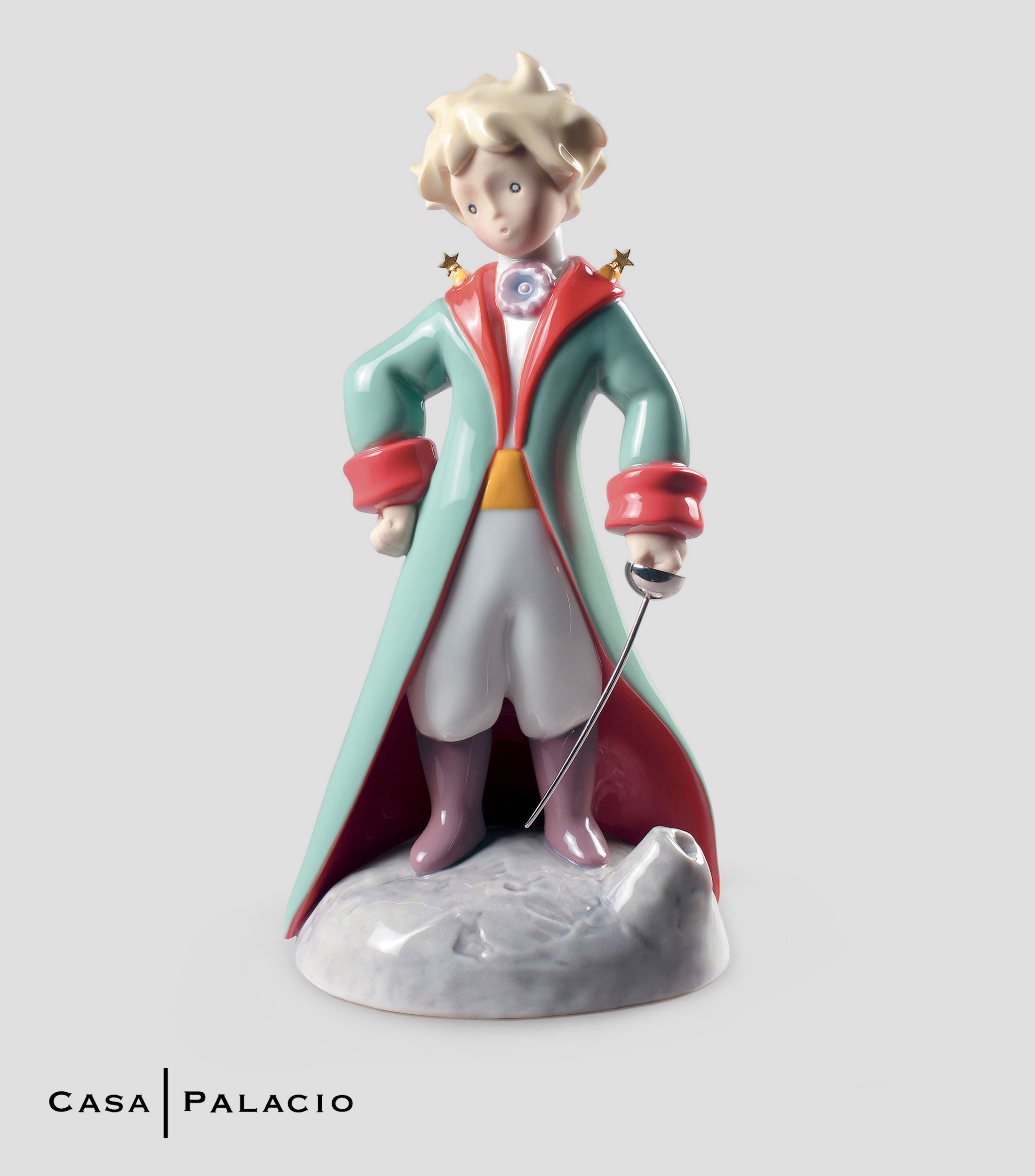 Figura decorativa El Principito en porcelana