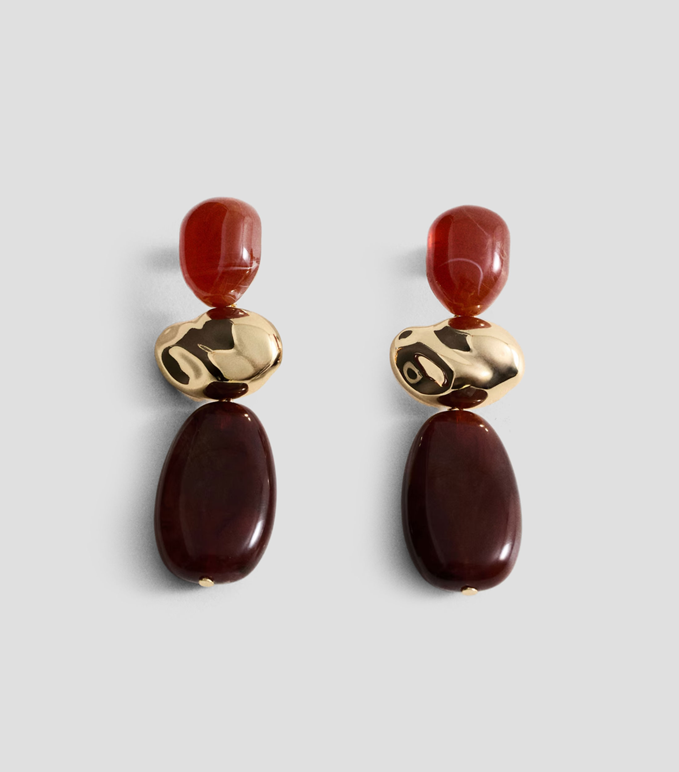 Pendientes colgantes con abalorios Mujer
