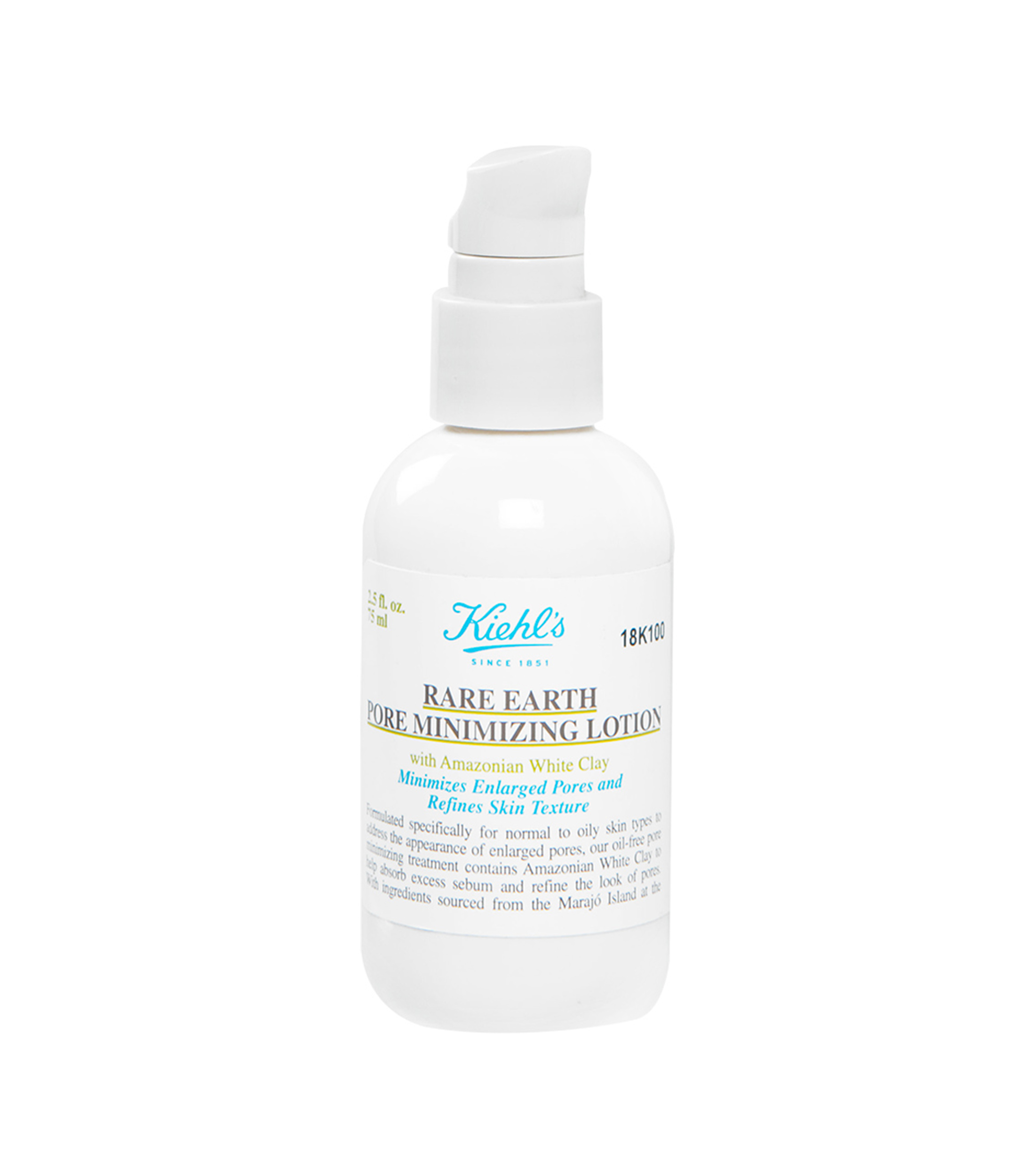 Kiehl's Crema Hidratante Rare Earth Pore Minimizing Lotion, 75 ml El Palacio de Hierro