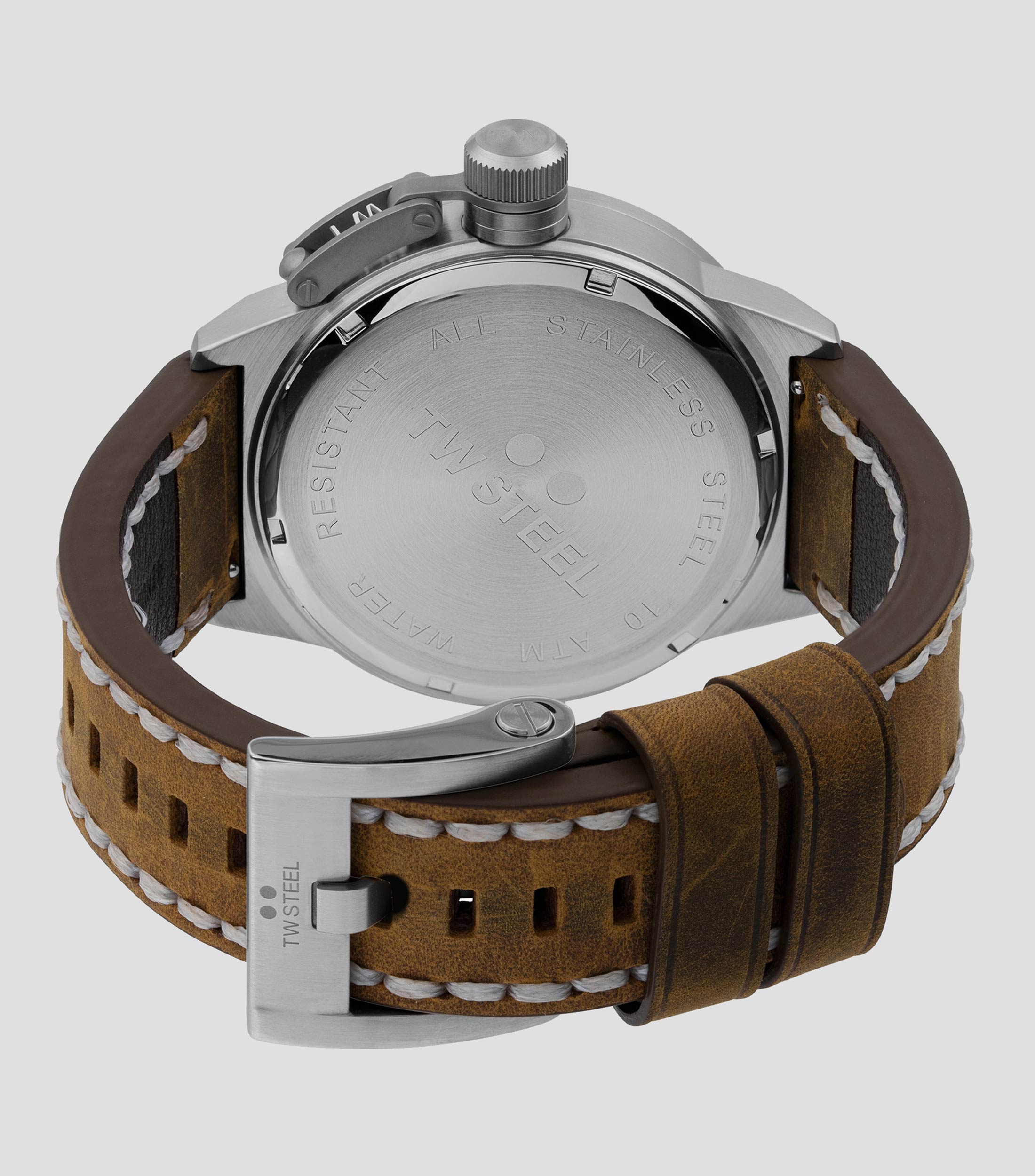 Reloj para Hombre Canteen Beige Casual, Plateado
