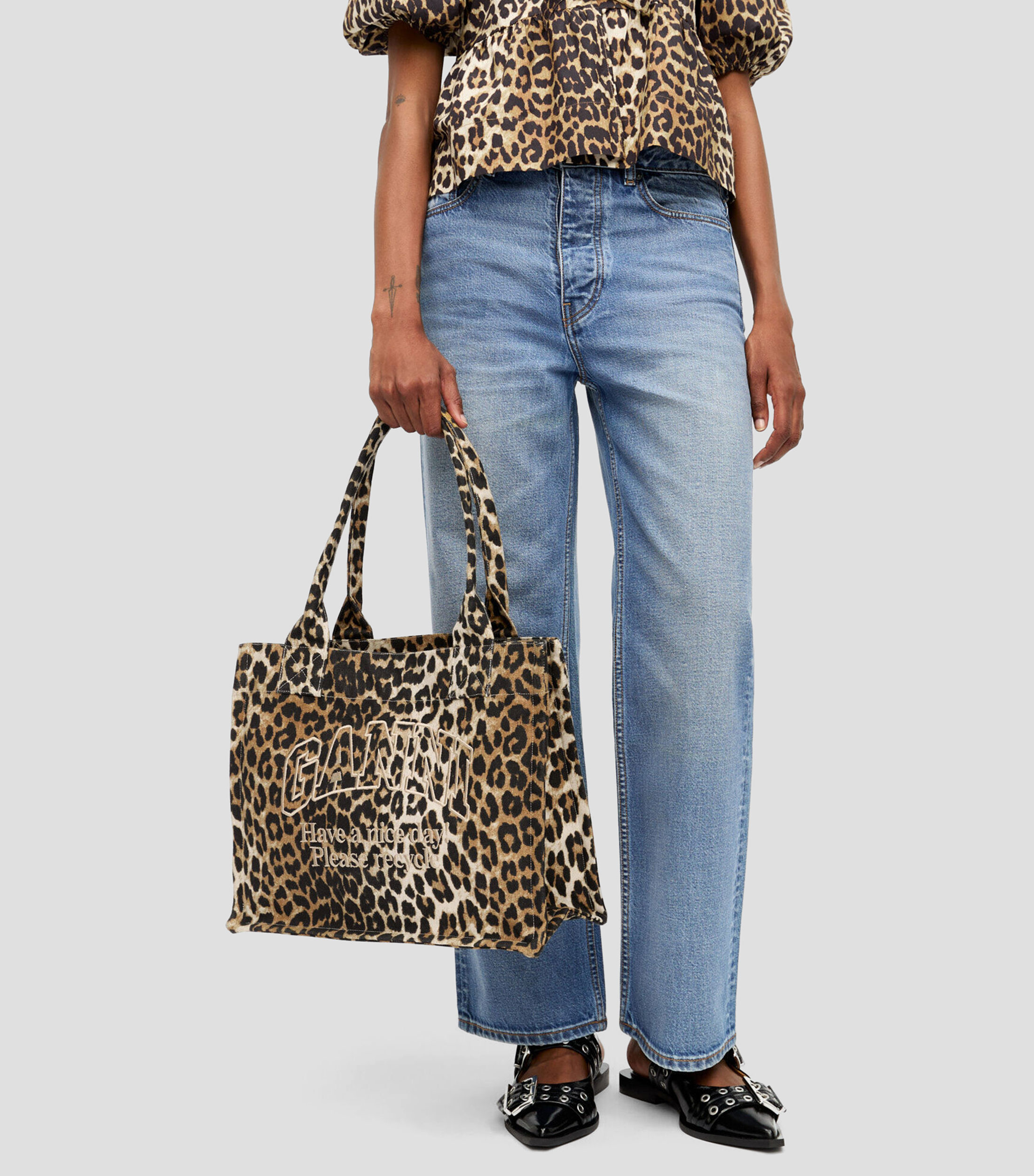 Bolsa Tote animalprint Mujer