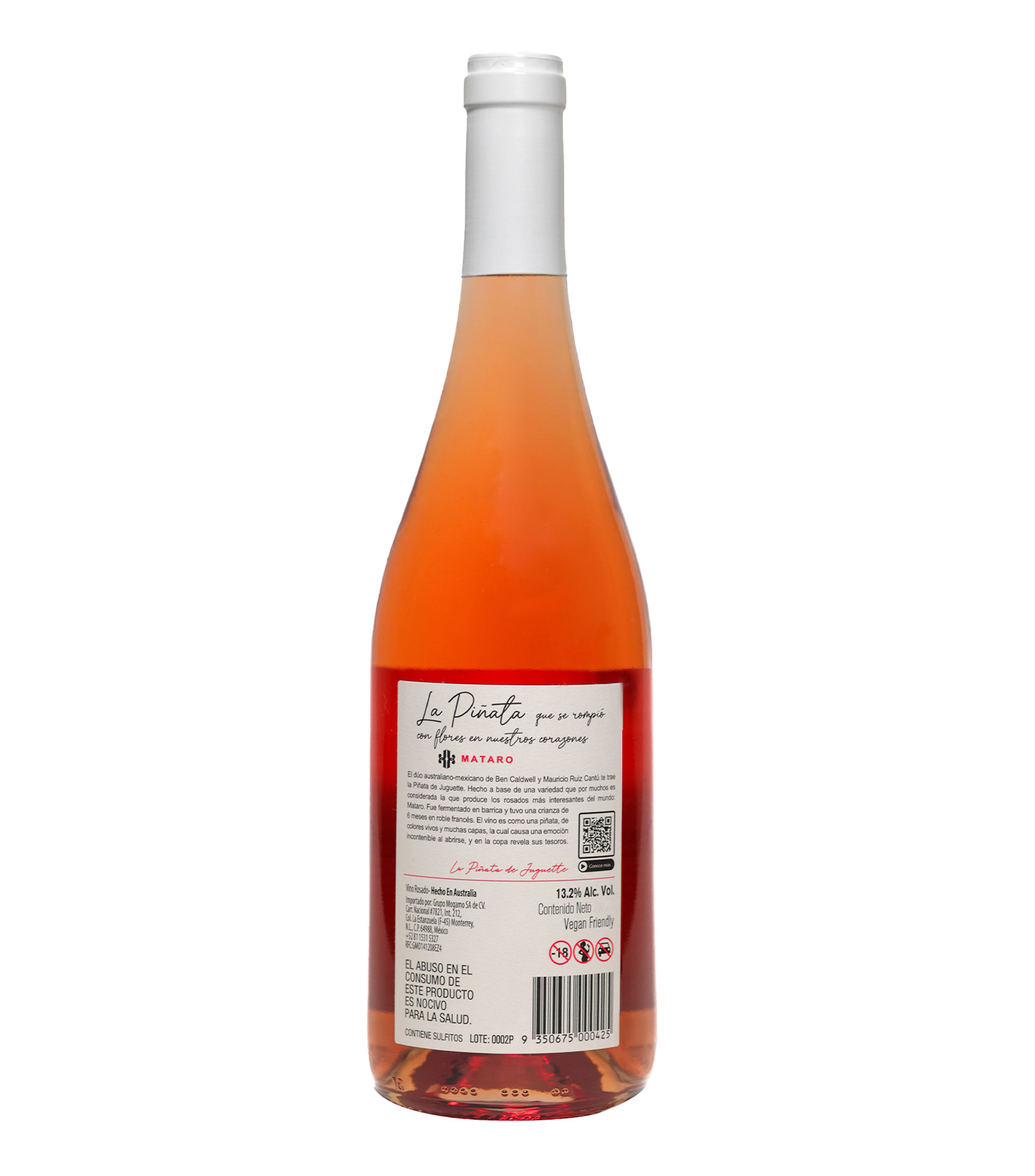 Vino Rosado La Piñata Mataro, Australia, 750 ml