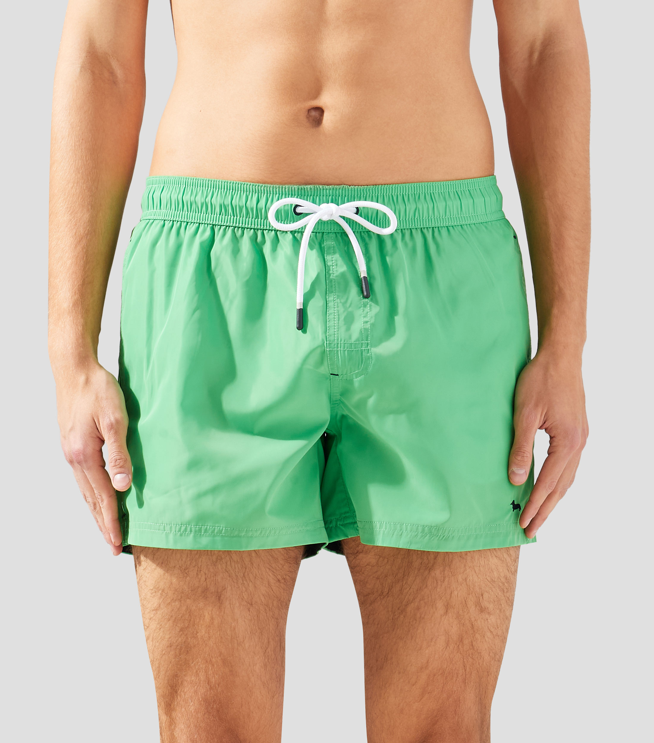 Traje de baño largo liso Hombre