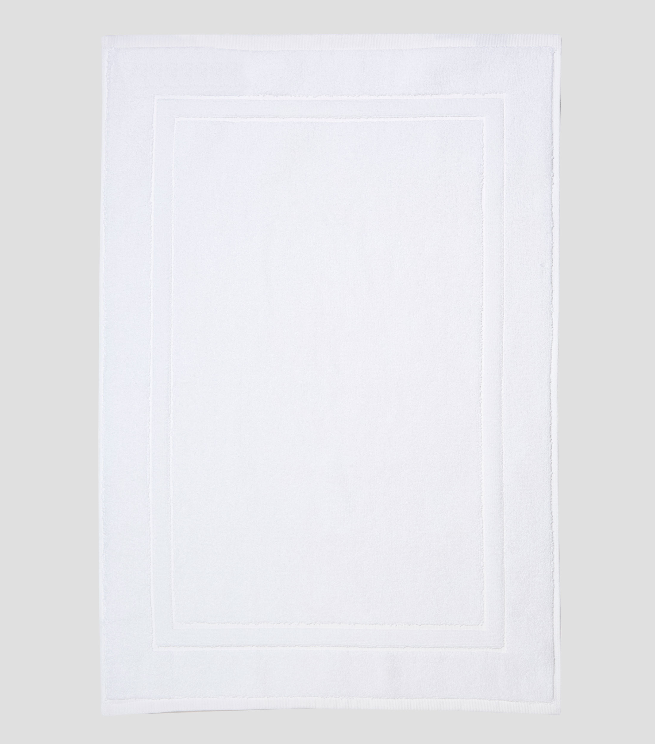 Tapete de Baño tipo toalla Blanco rectangular