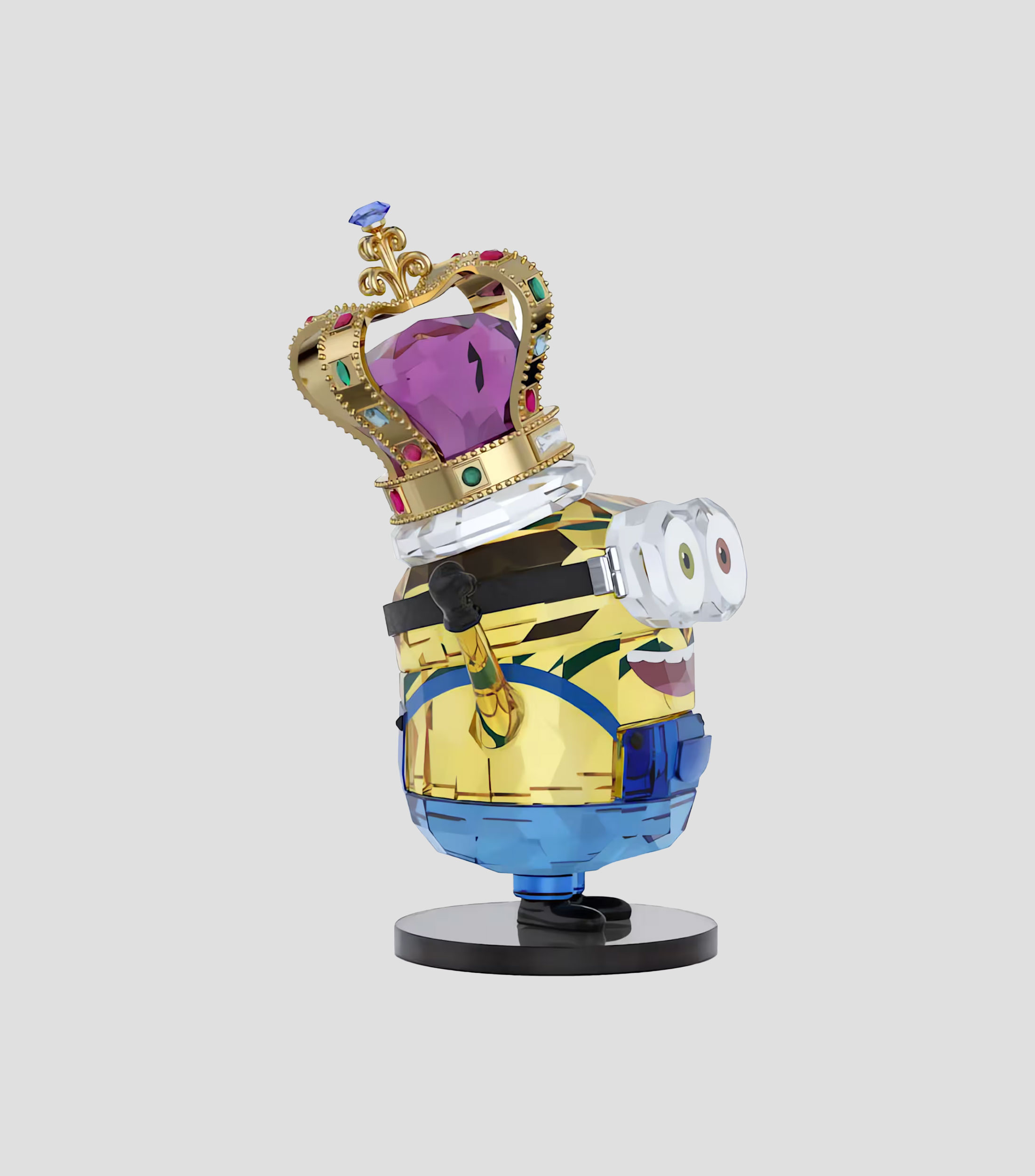 Figura decorativa Minions King Bob en cristal