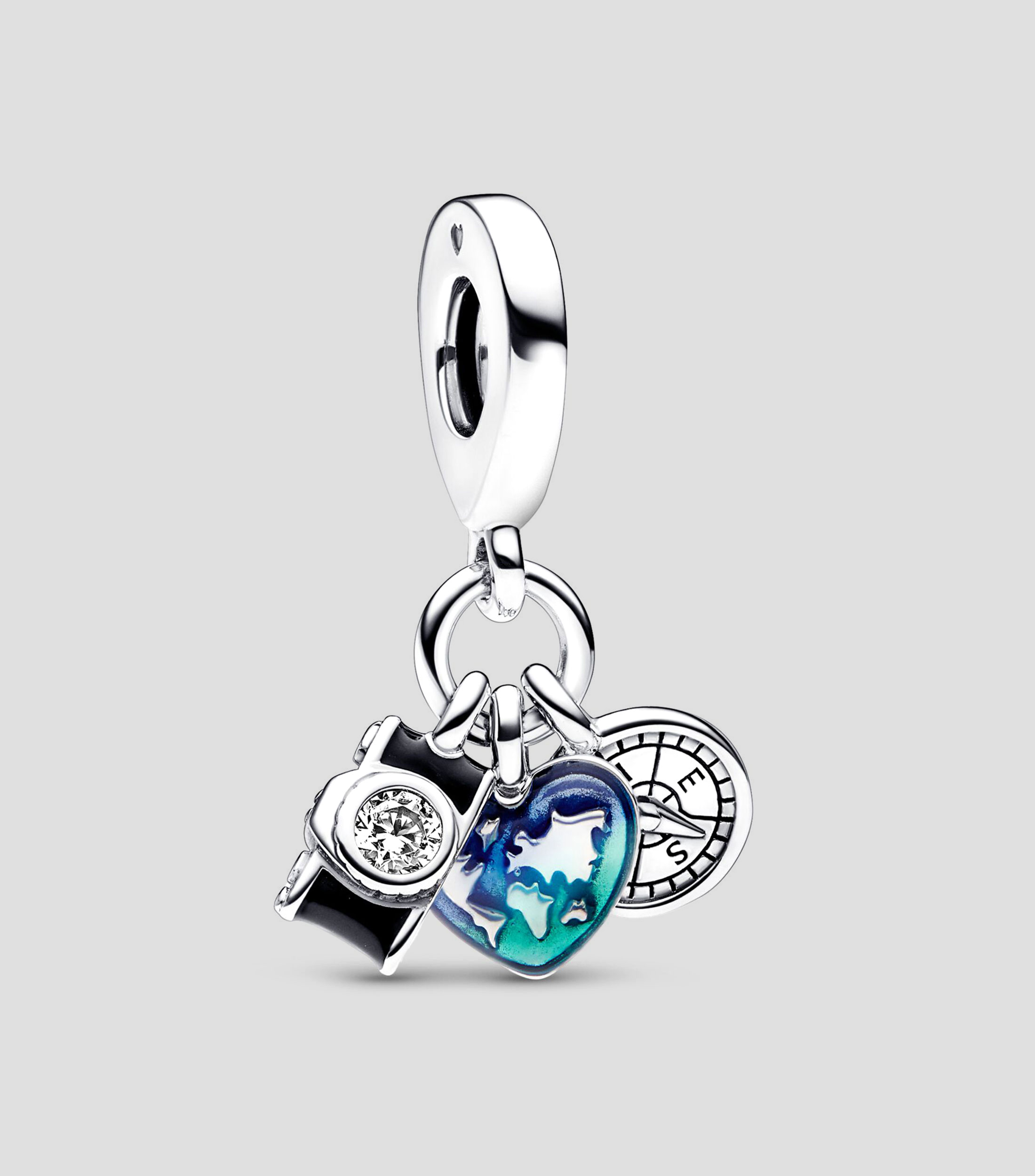 Charm en plata .925 Pandora Moments con zirconia Cubica Mujer