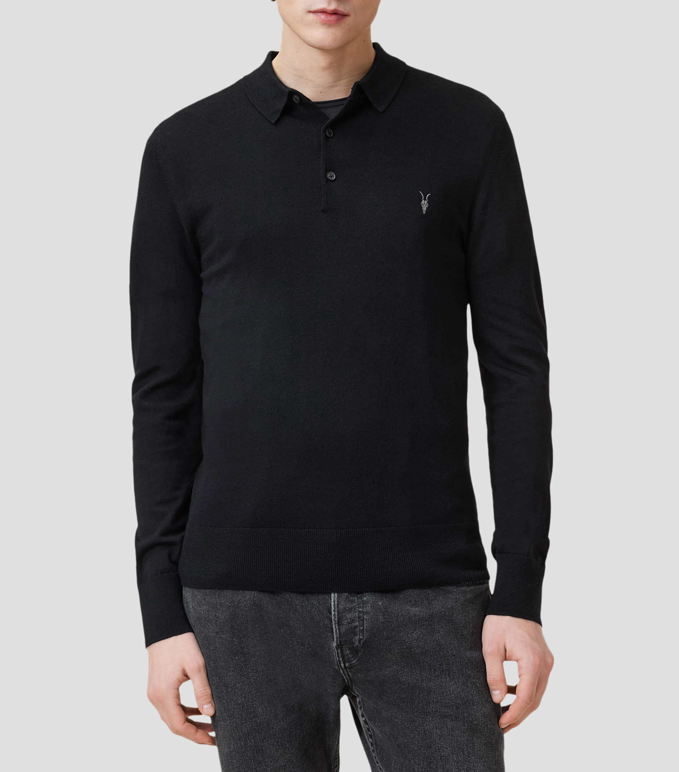 Sueter cuello camisero Hombre