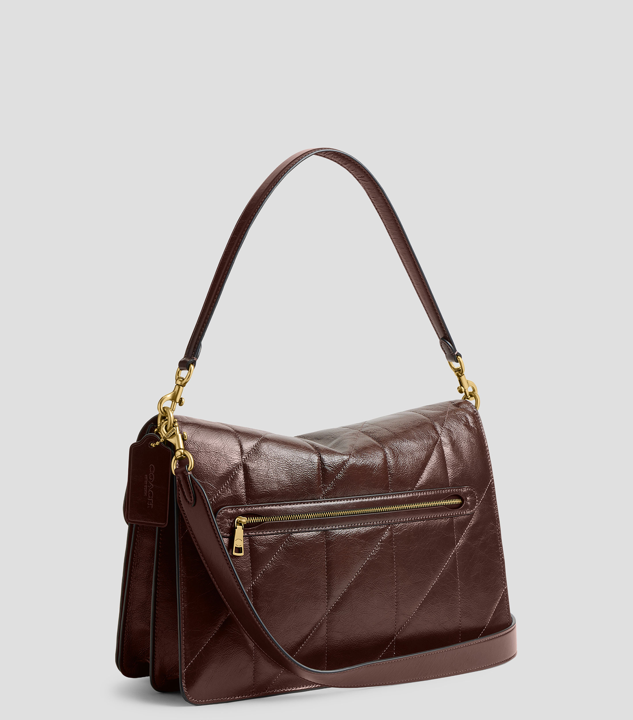 Bolsa shoulder Tabby café en piel Mujer