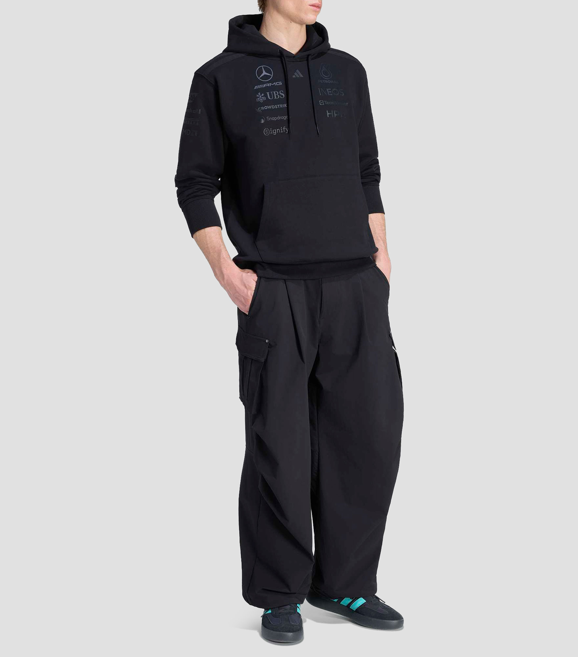 Sudadera deportiva Mercedes - AMG Petronas Fórmula 1 Team Night Driver Hombre