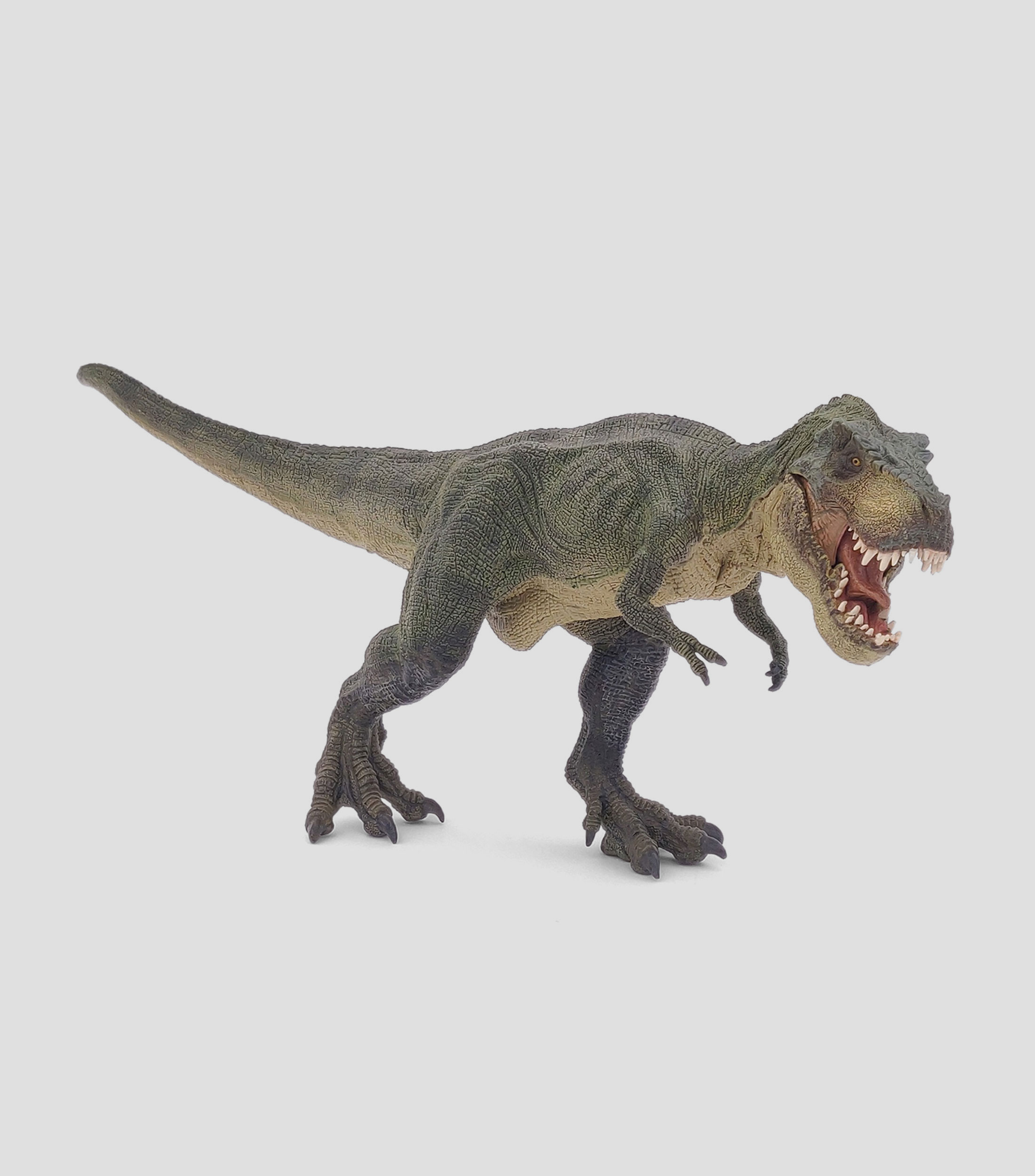 T-rex corriendo verde