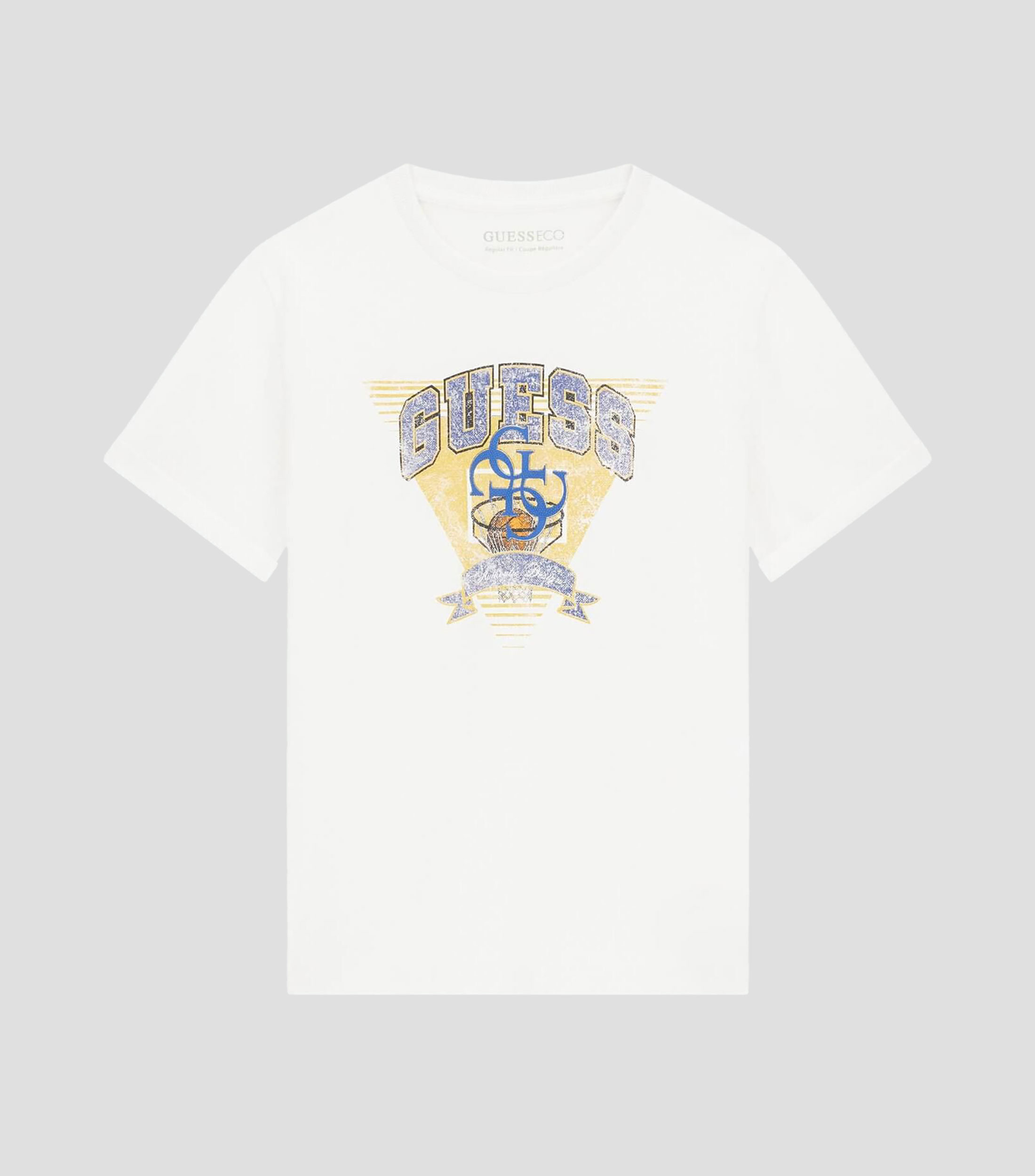 Playera cuello redondo manga corta con estampado Niño