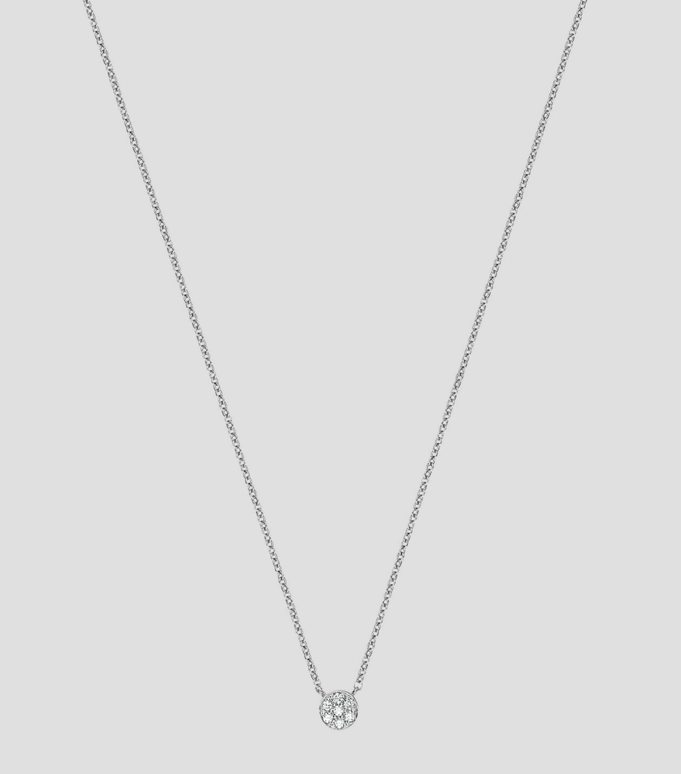 Collar en Oro Blanco de 18 Kilates Mujer