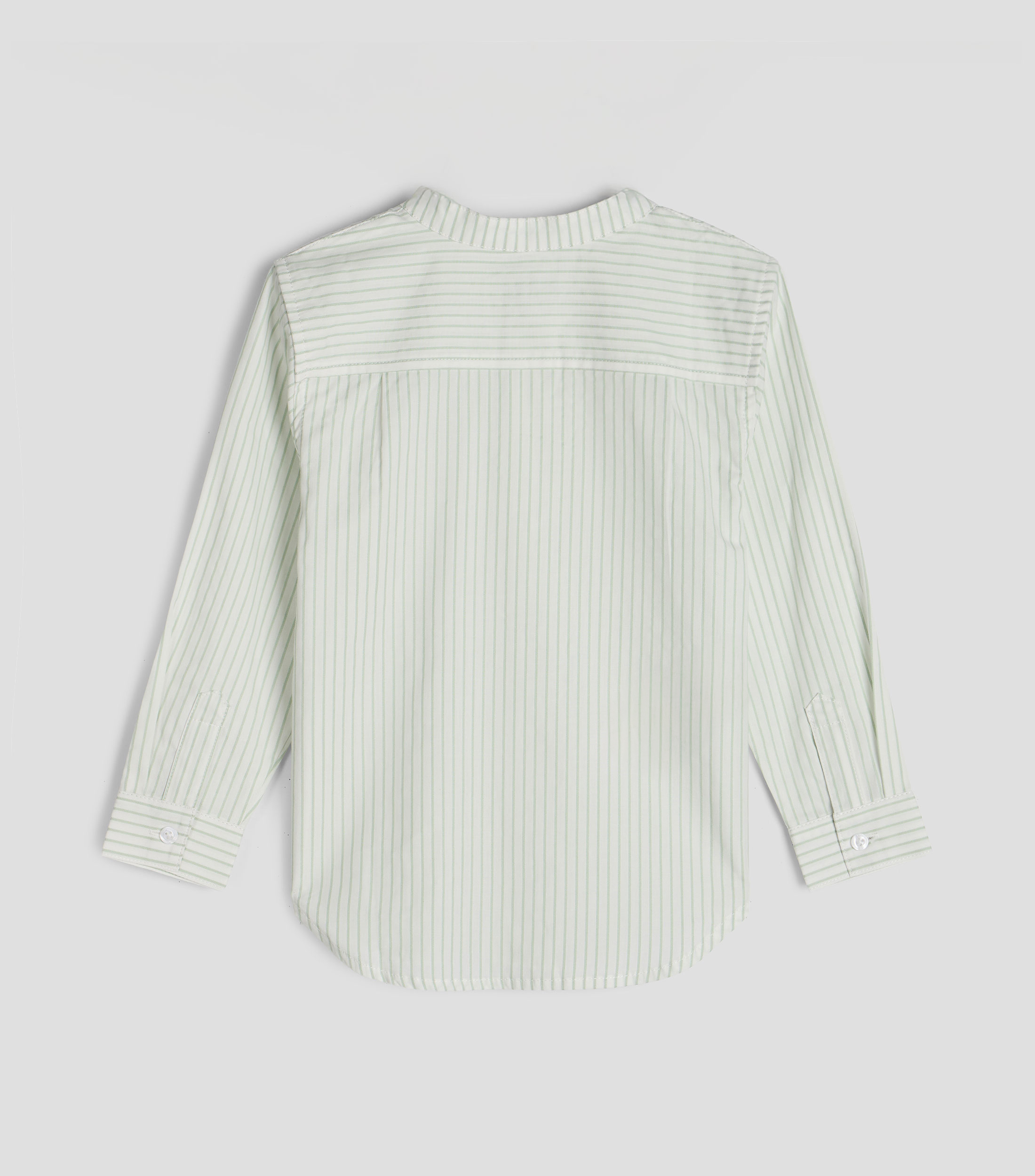 Camisa de rayas con manga larga Bebé