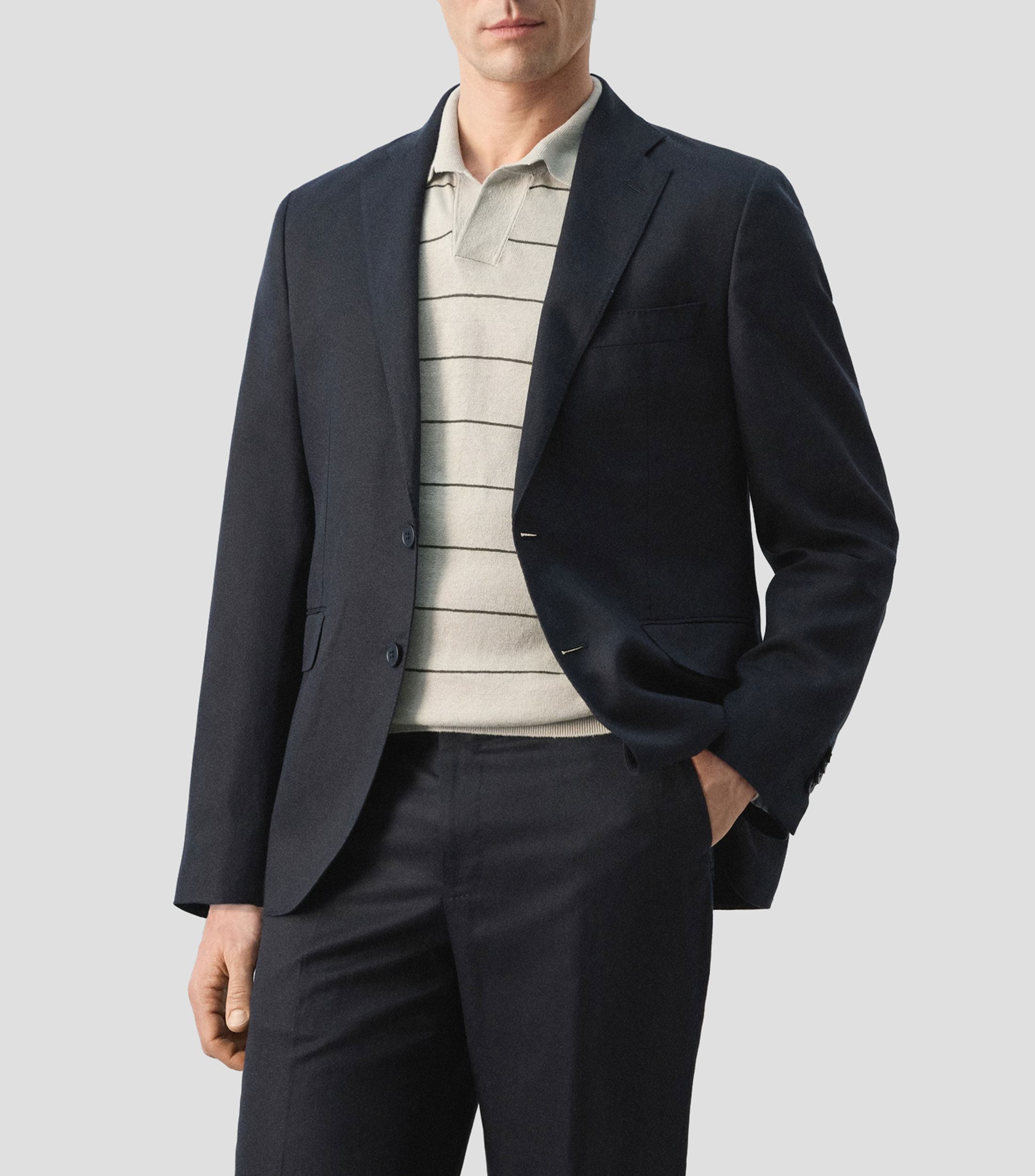 Saco liso Hombre