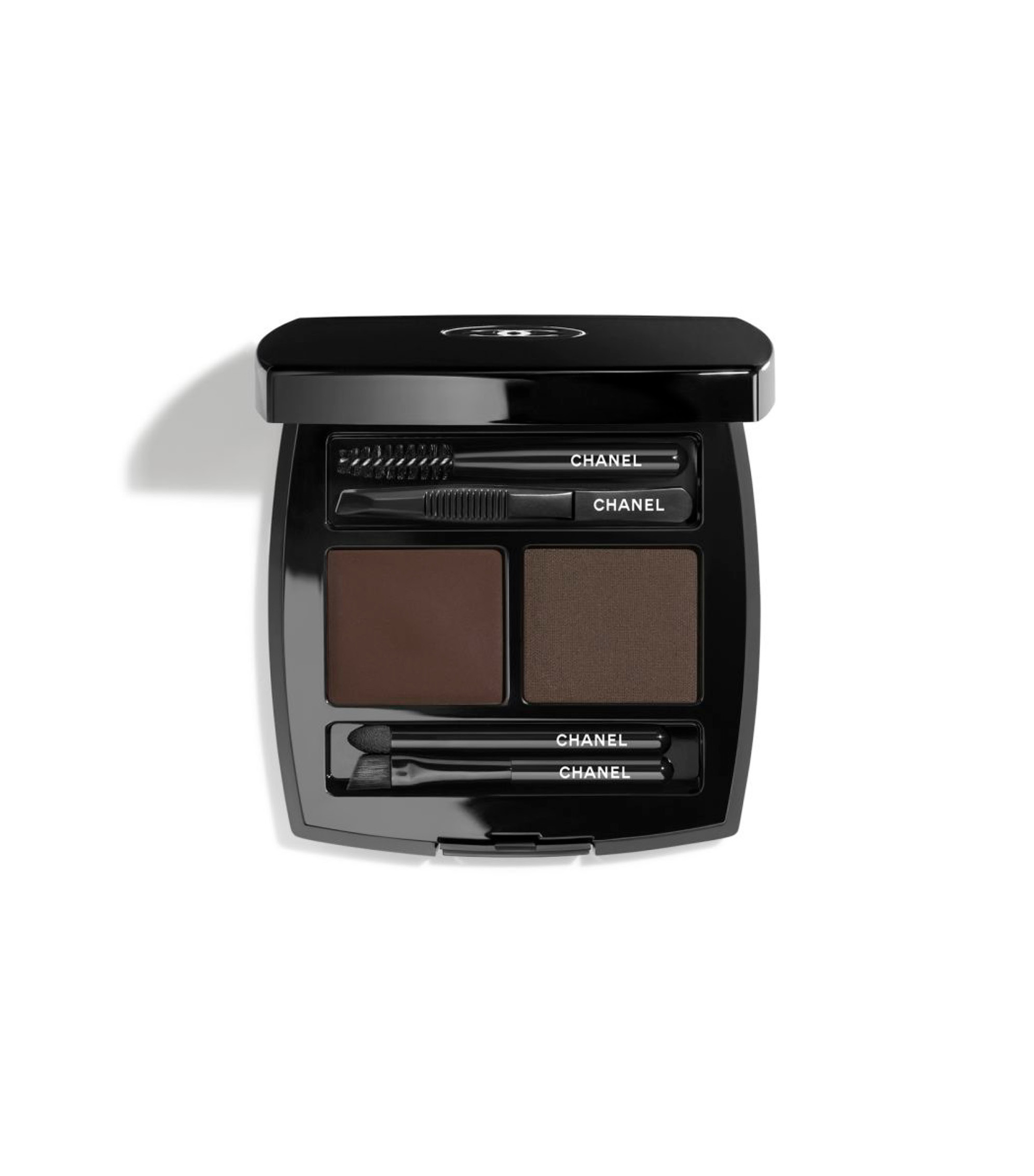 LA PALETTE SOURCILS DUO PARA CEJAS EN CERA Y POLVO CON ACCESORIOS 03 DARK, 4 GR