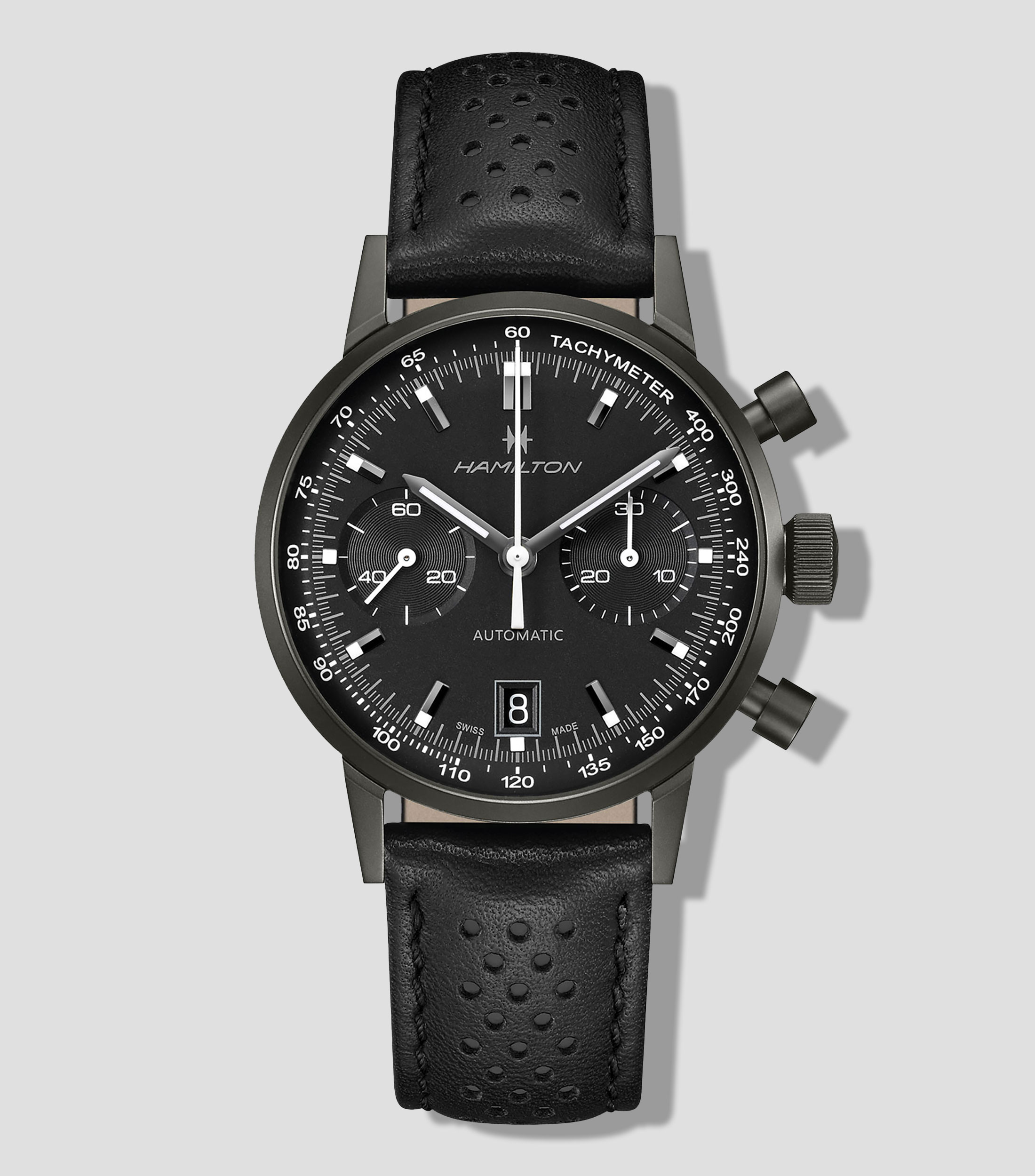 Reloj para hombre Intra-Matic deportivo negro