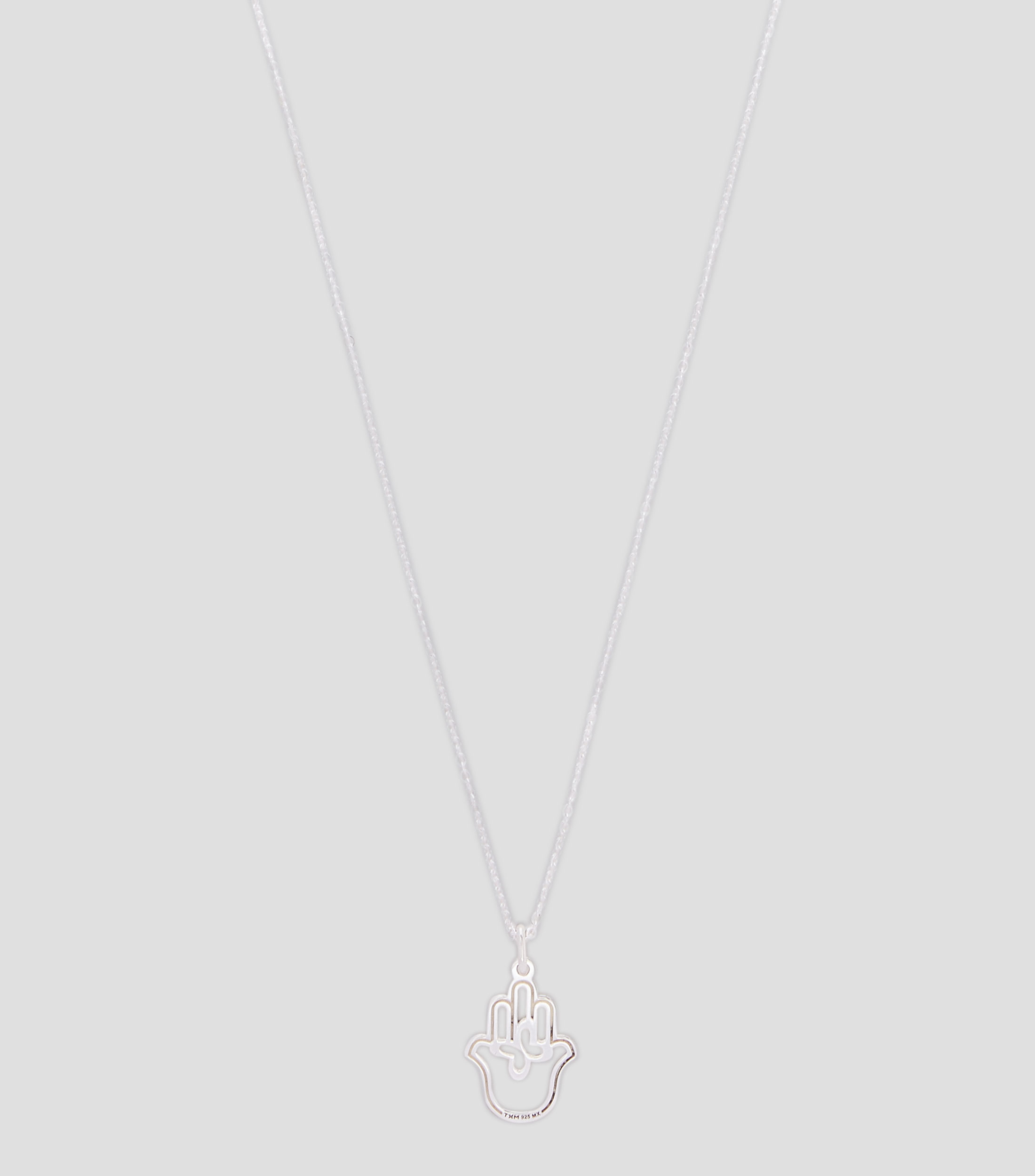 Dije en plata Mano de Fatima Mujer