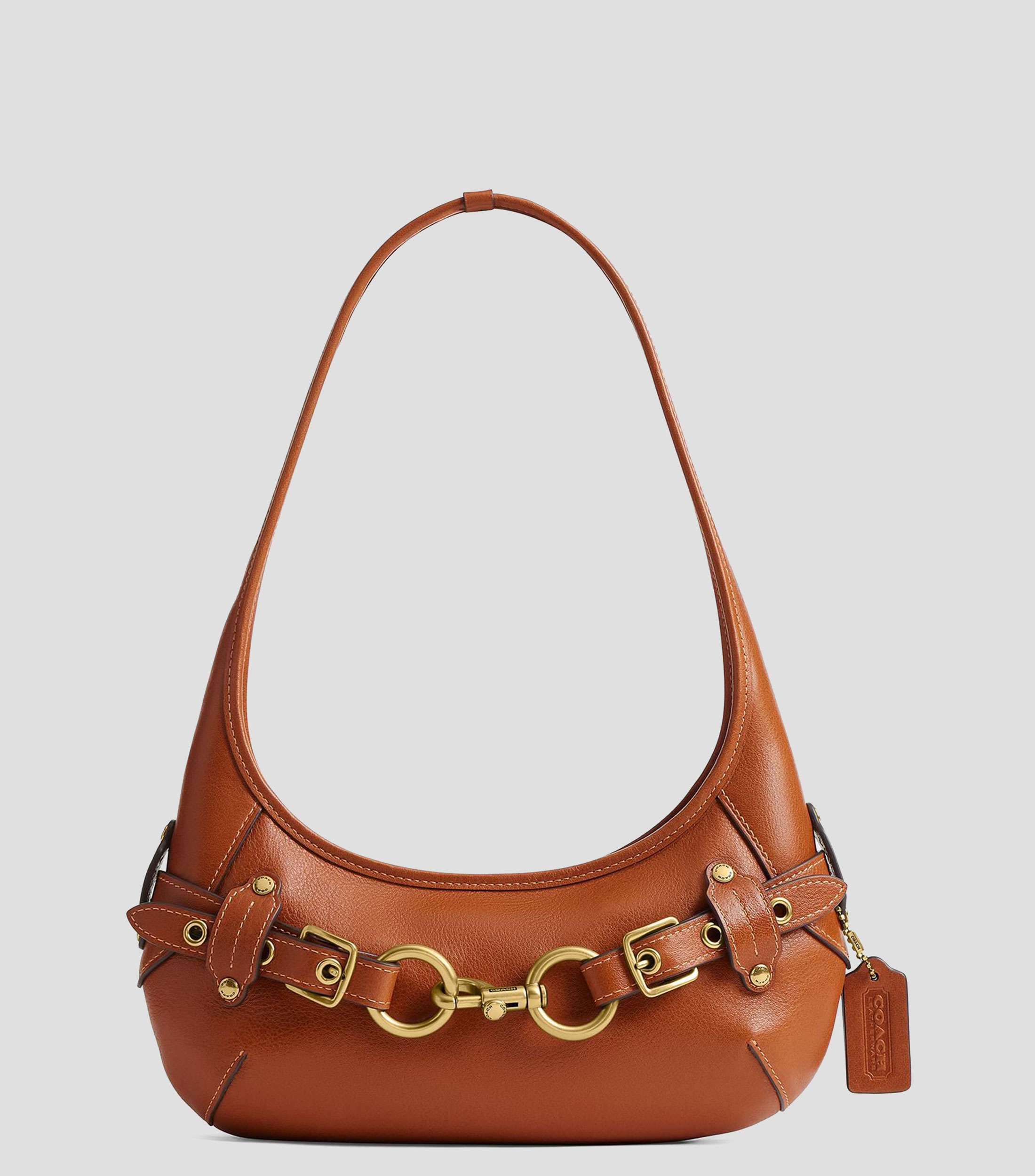Bolsa shoulder en piel Ergo lisa Mujer