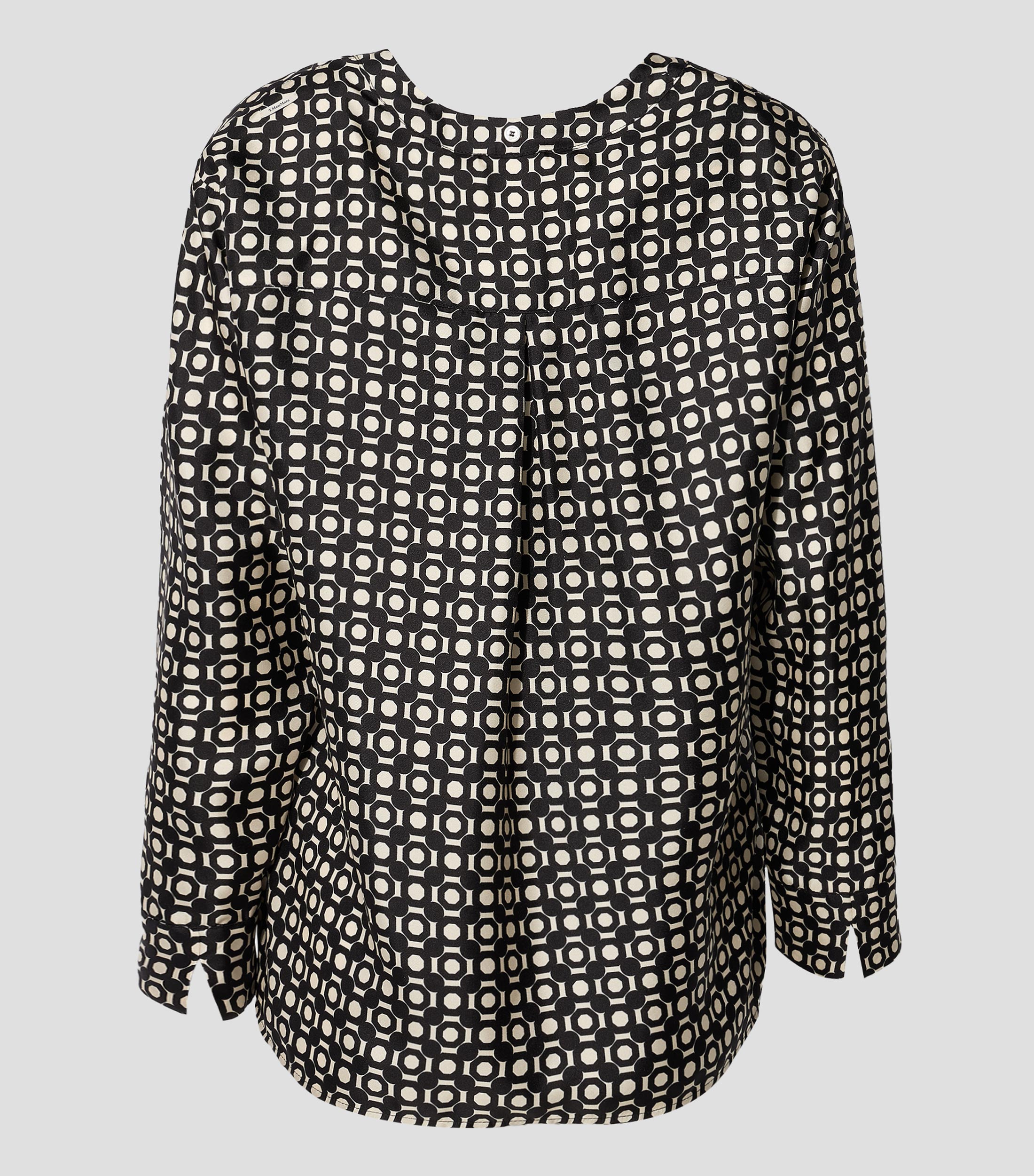 Camisa estampada con manga larga Mujer