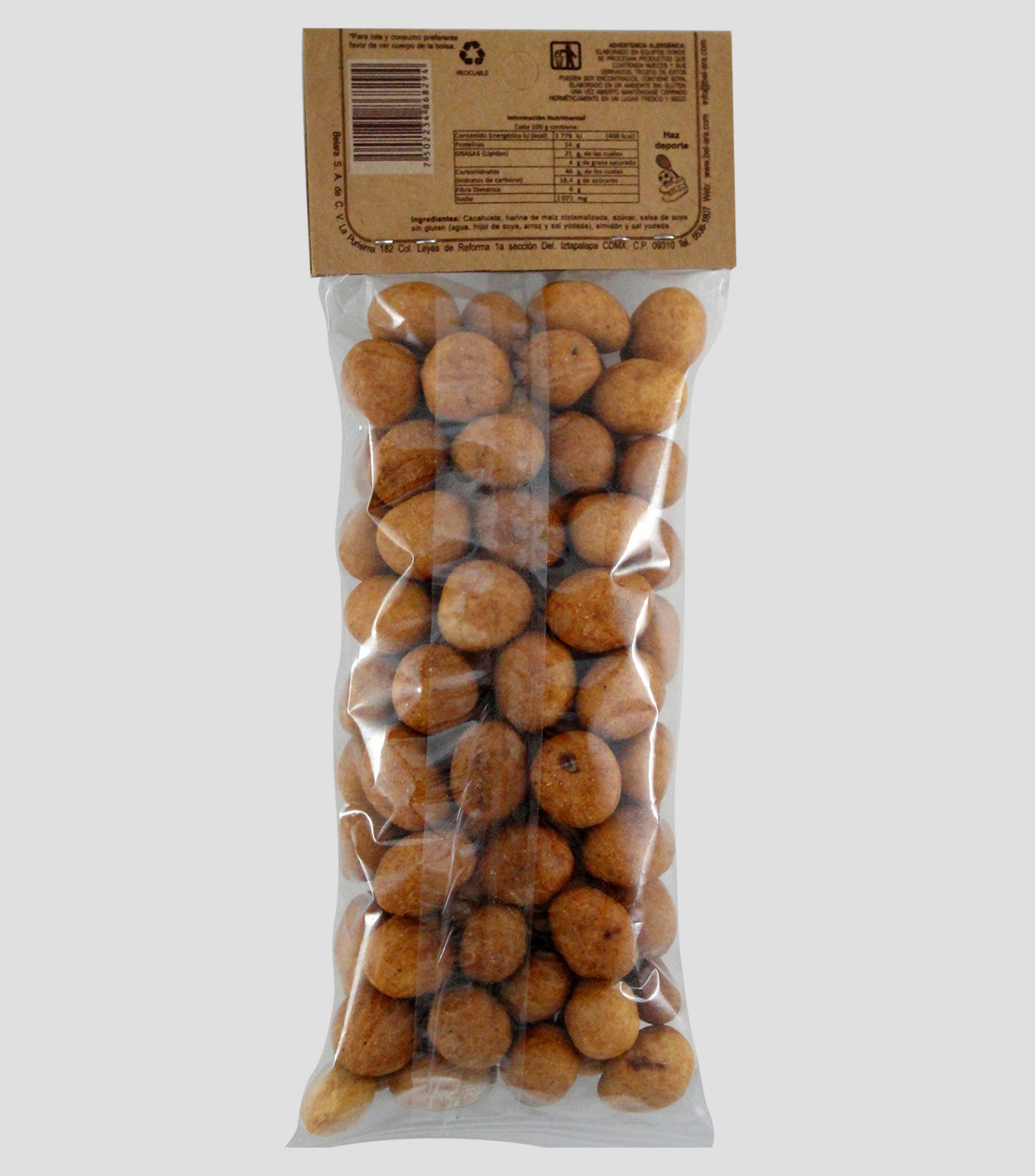 Cacahuate Estilo Japonés sin Gluten, 125 g