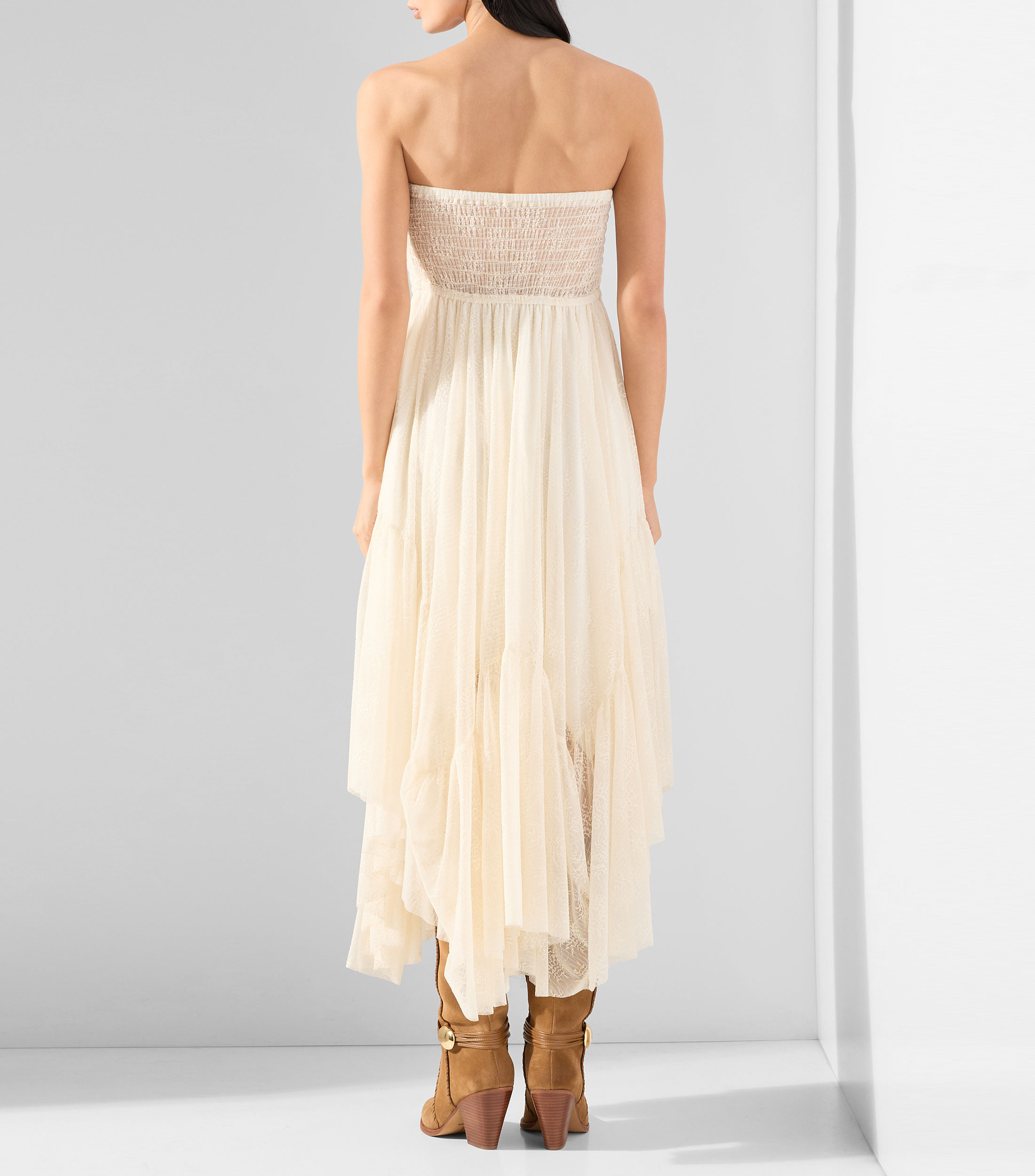 Vestido mini liso Mujer