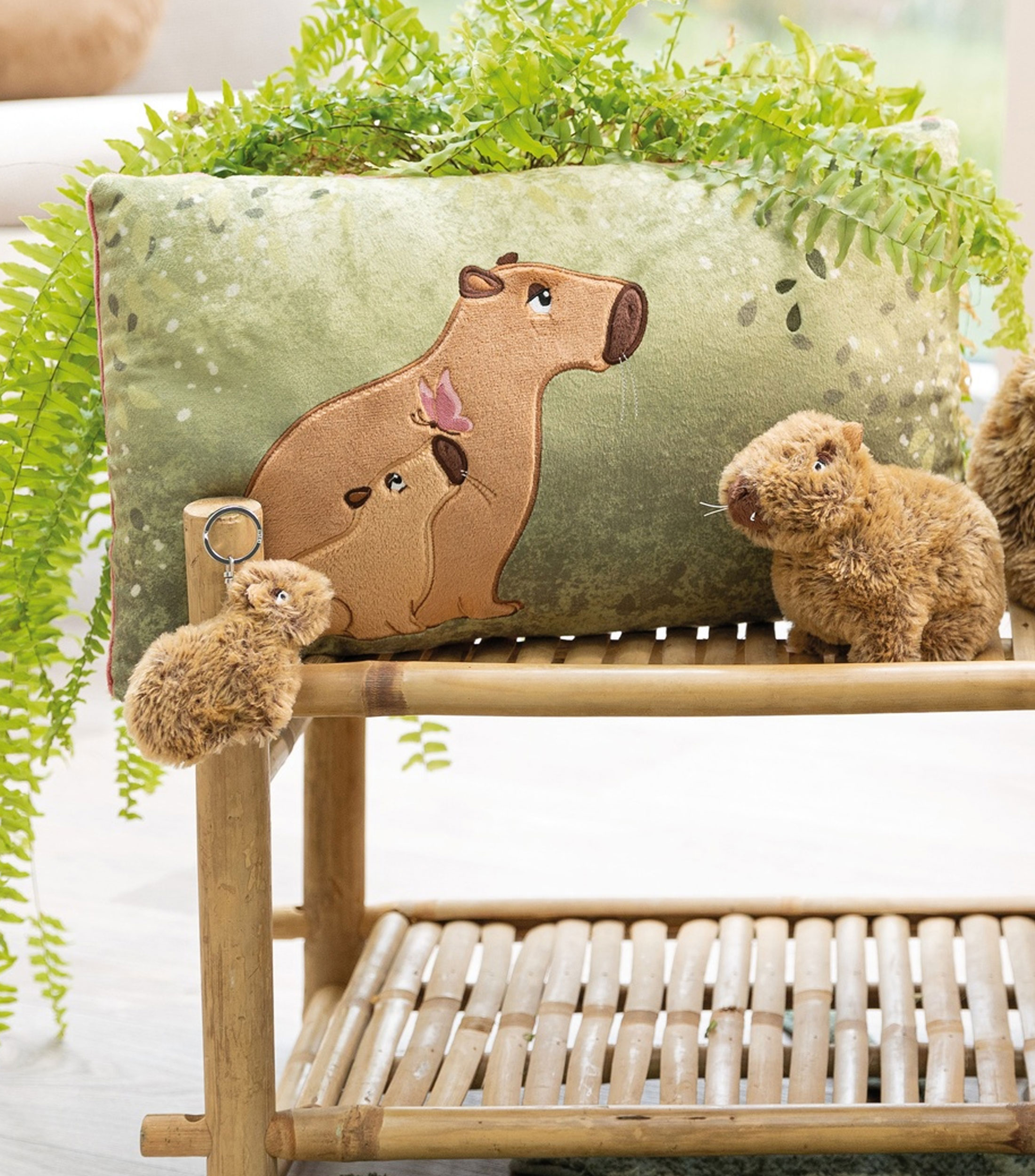 Llavero capibara en peluche Niño