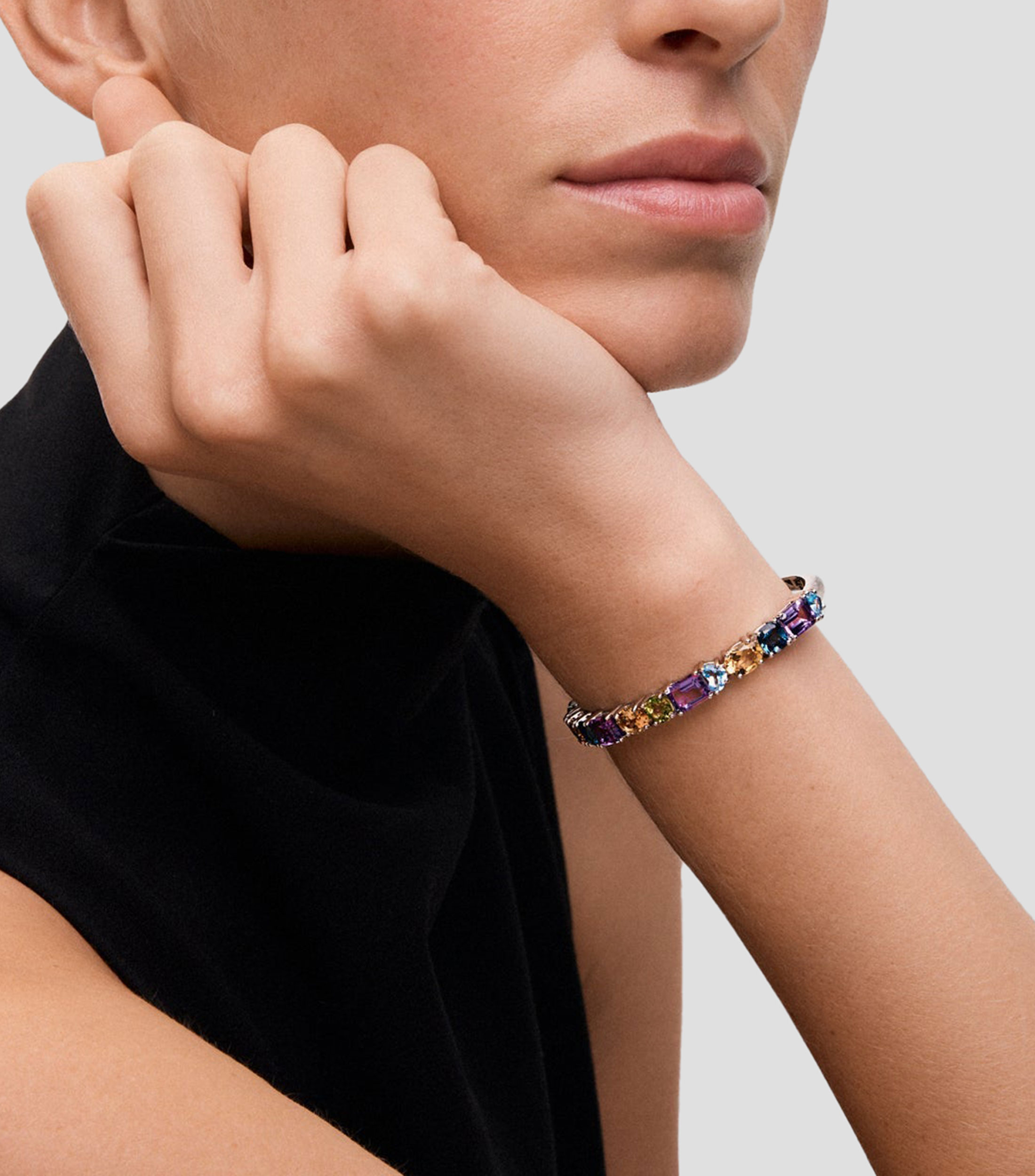 Pulsera en plata Pop Art Mujer