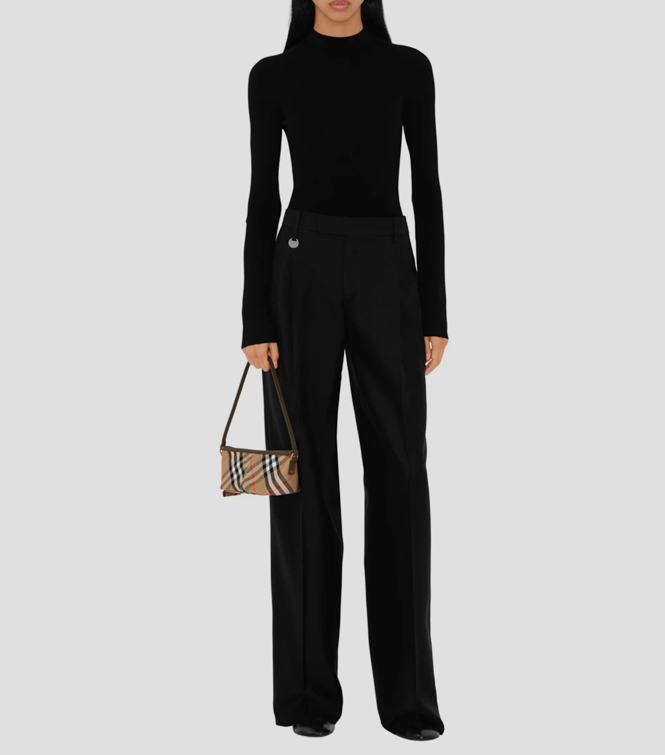 Mini Bolso Shoulder a cuadros Mujer