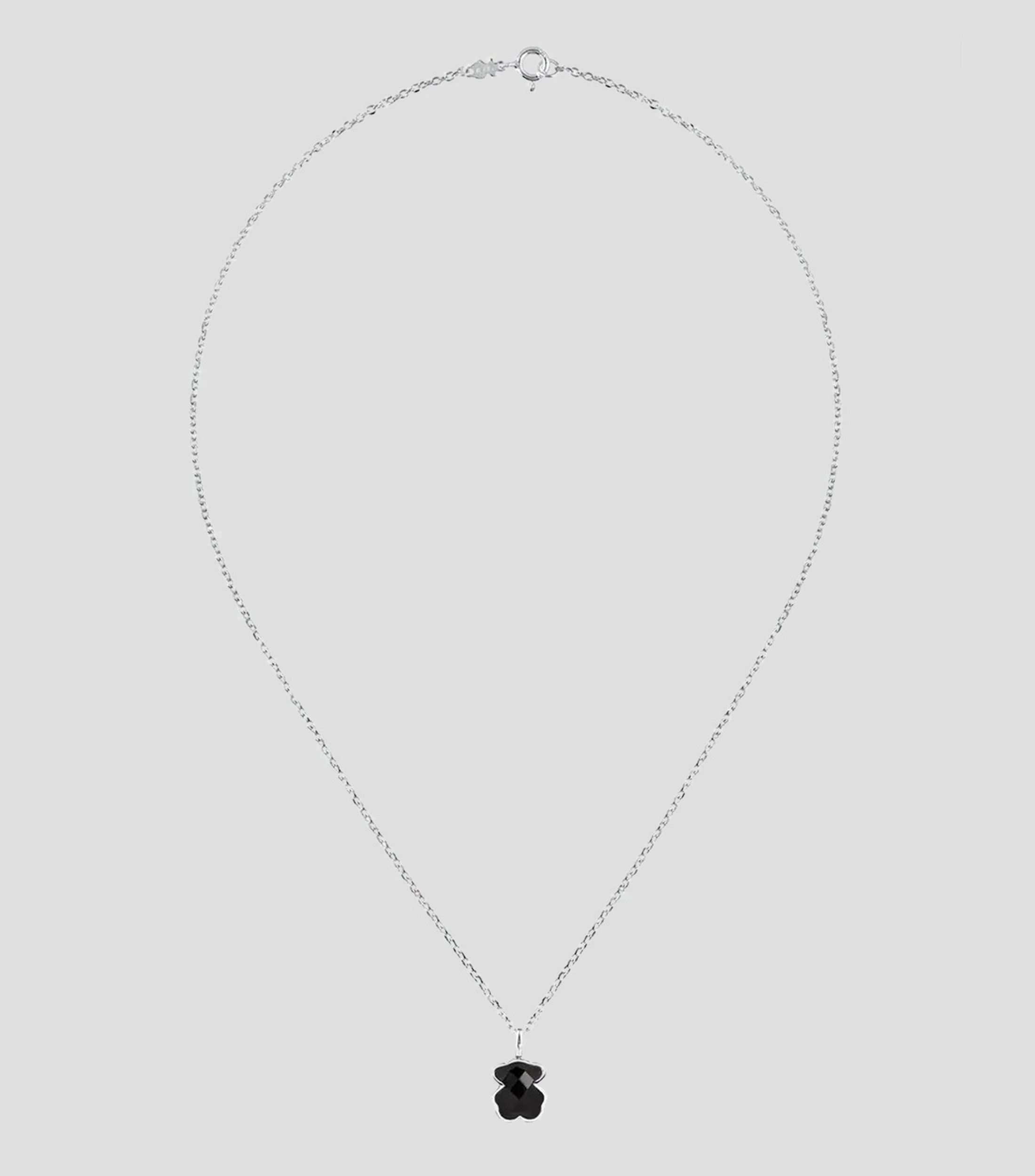 Collar en Plata .925 Color con onix Mujer