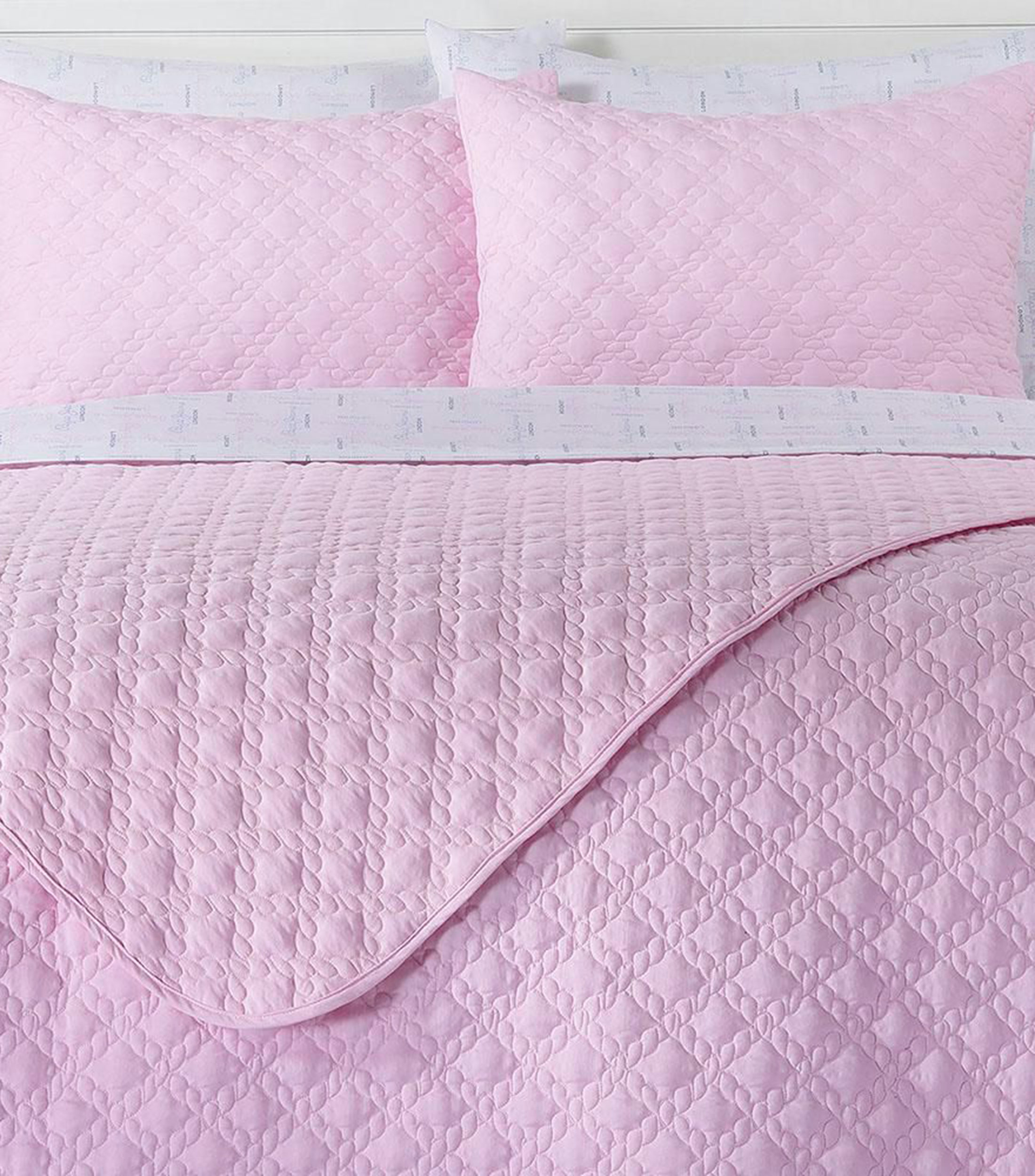 Juego de Colcha Queen Size Rosa