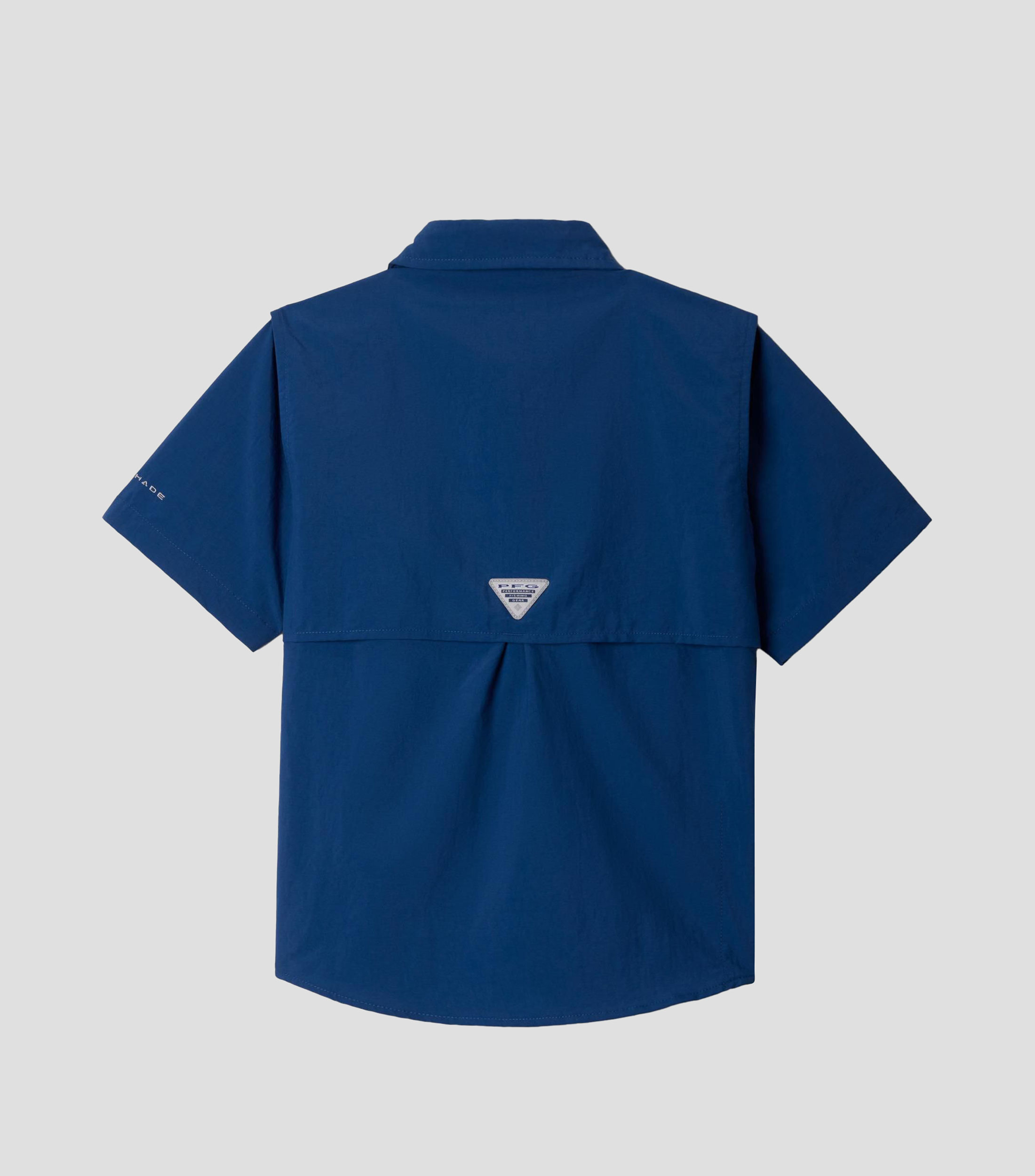 Camisa de pesca lisa manga corta Bahama II Niño