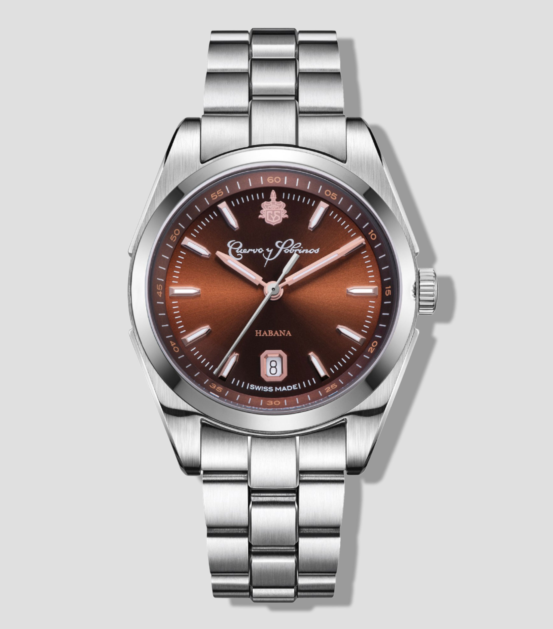 Reloj para Hombre Robusto casual plateado