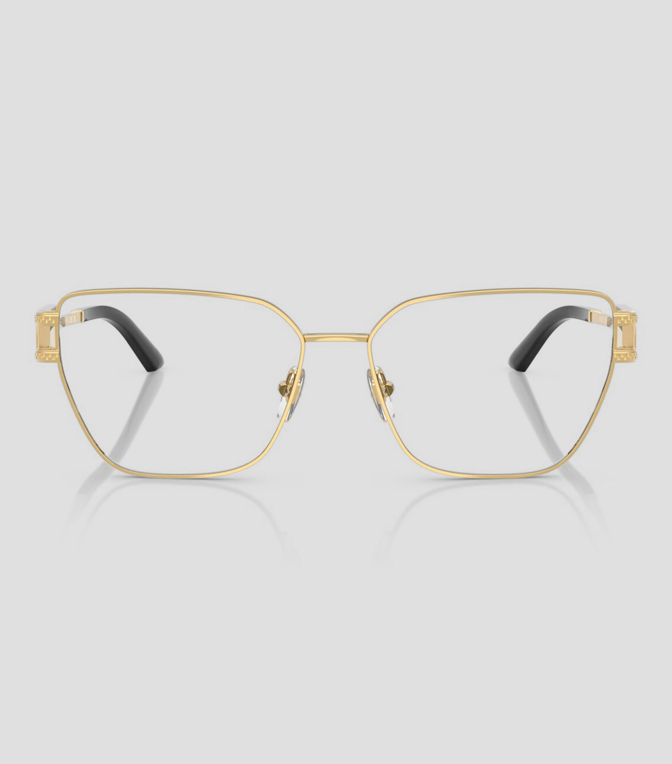 Lentes oftálmicos ojo de gato dorados Mujer