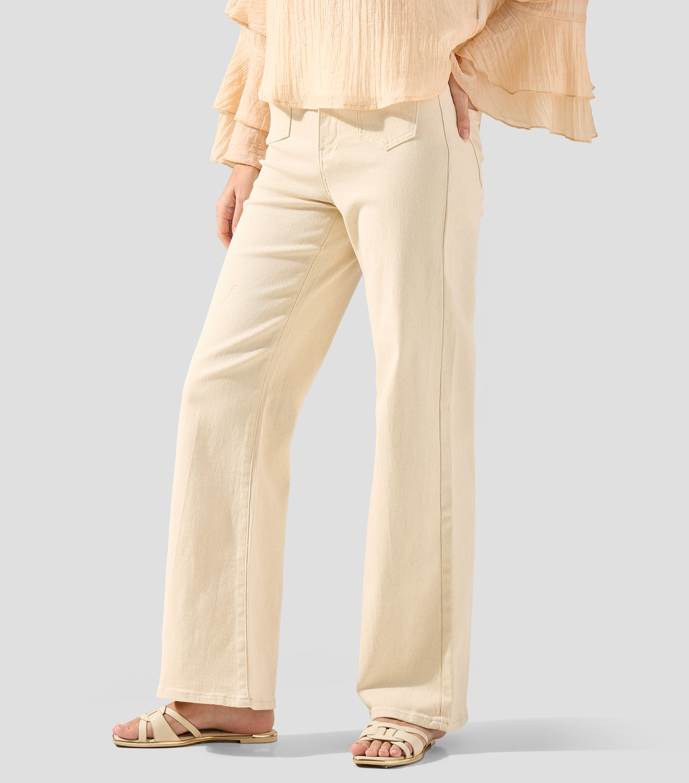 Jeans acampanado Mujer