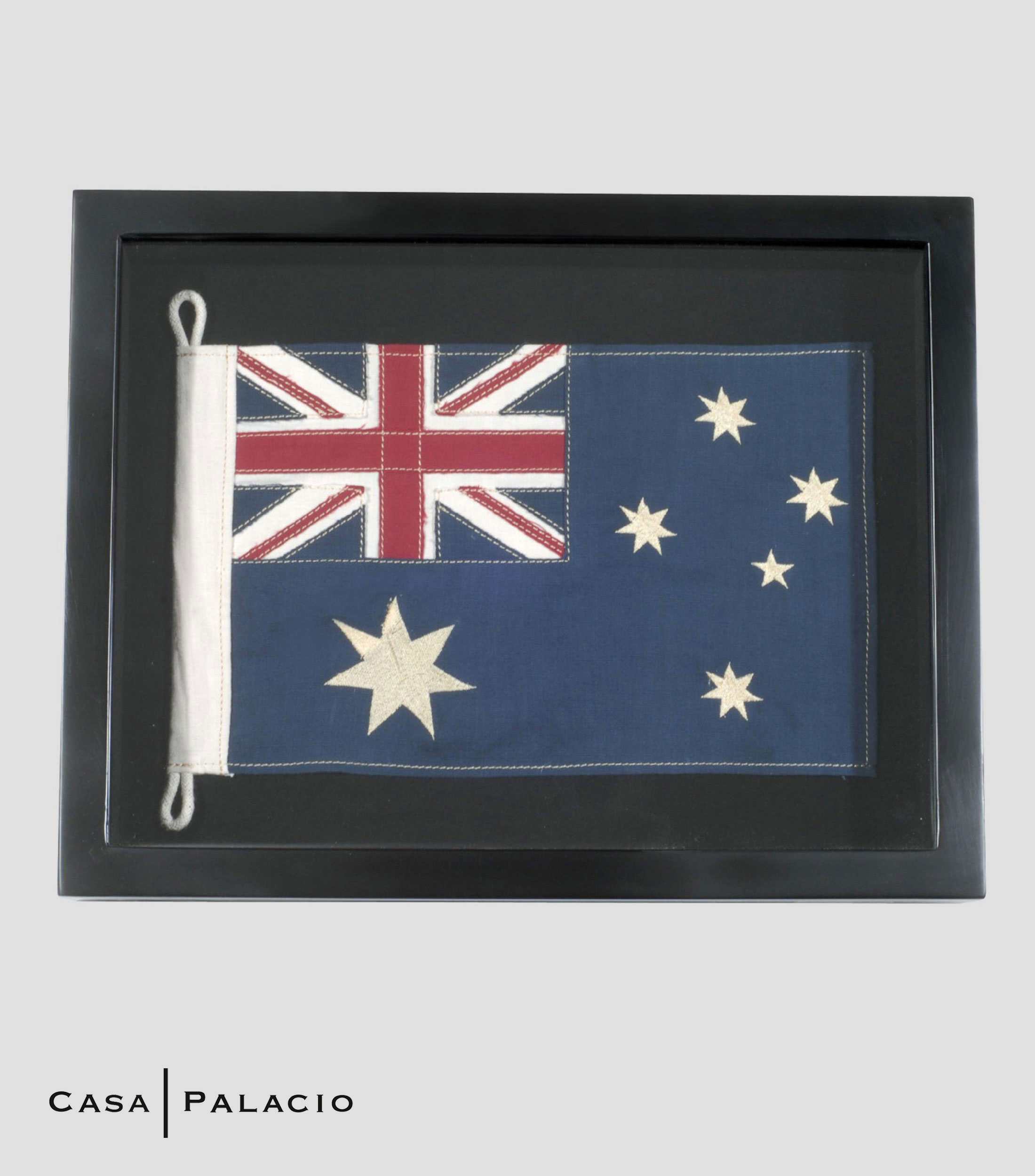 Cuadro Flag Shadow Box Australia en Madera y tela
